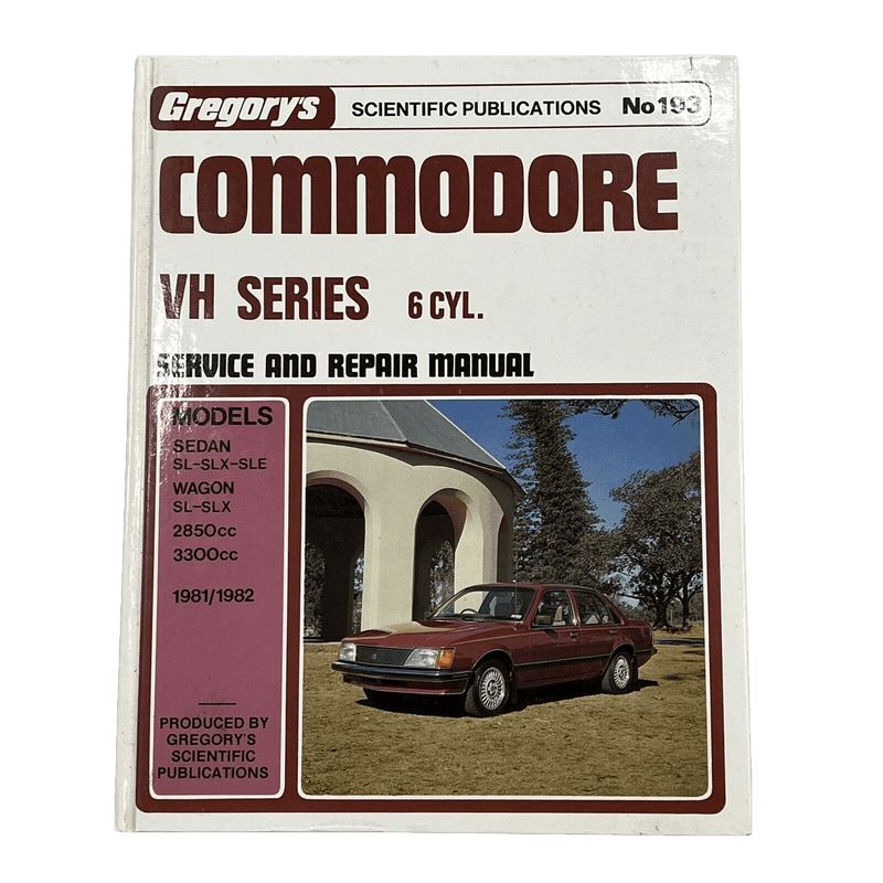 Gregorys Holden Commodore VH Series 6 CYL. Service & Repair Manual