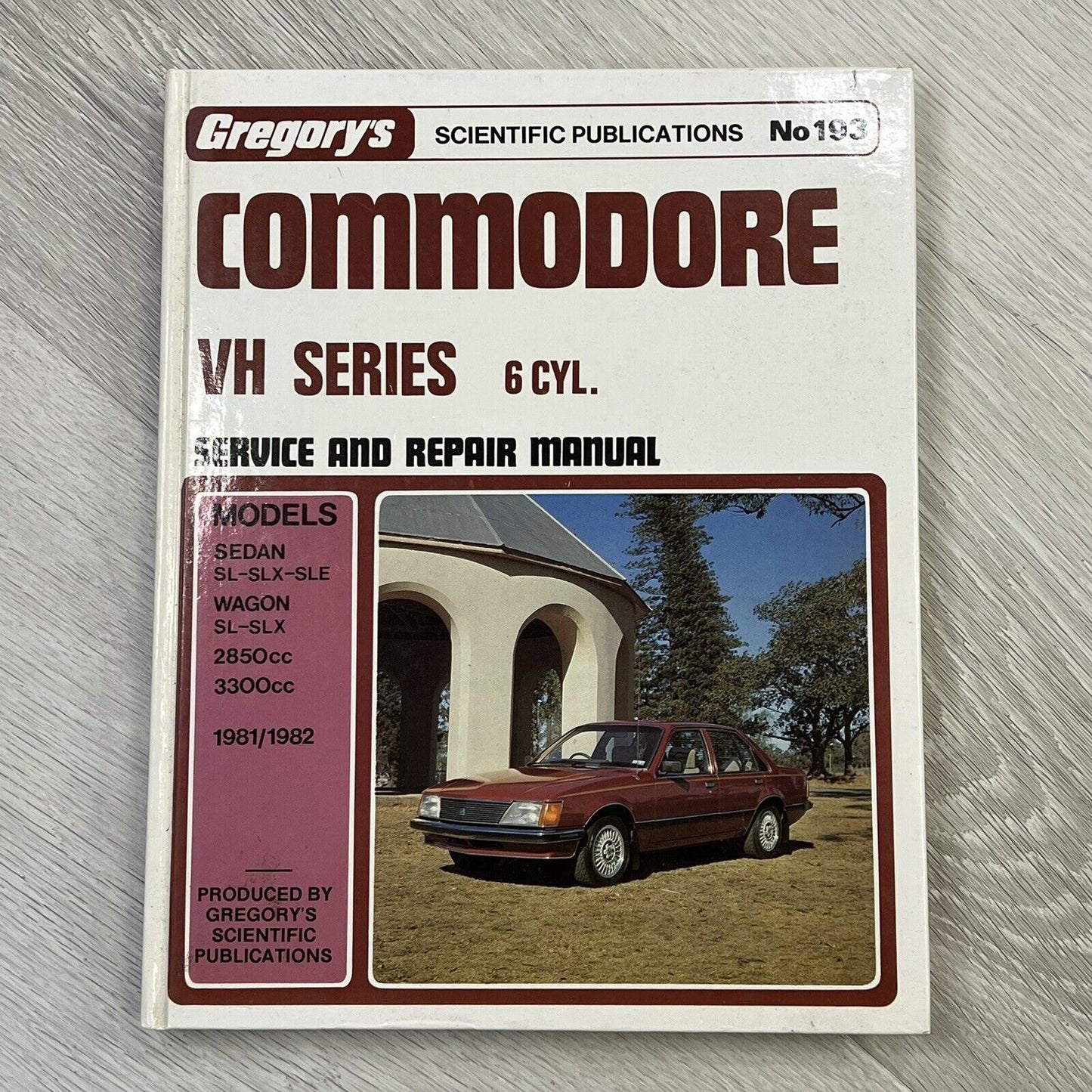 Gregorys Holden Commodore VH Series 6 CYL. Service & Repair Manual
