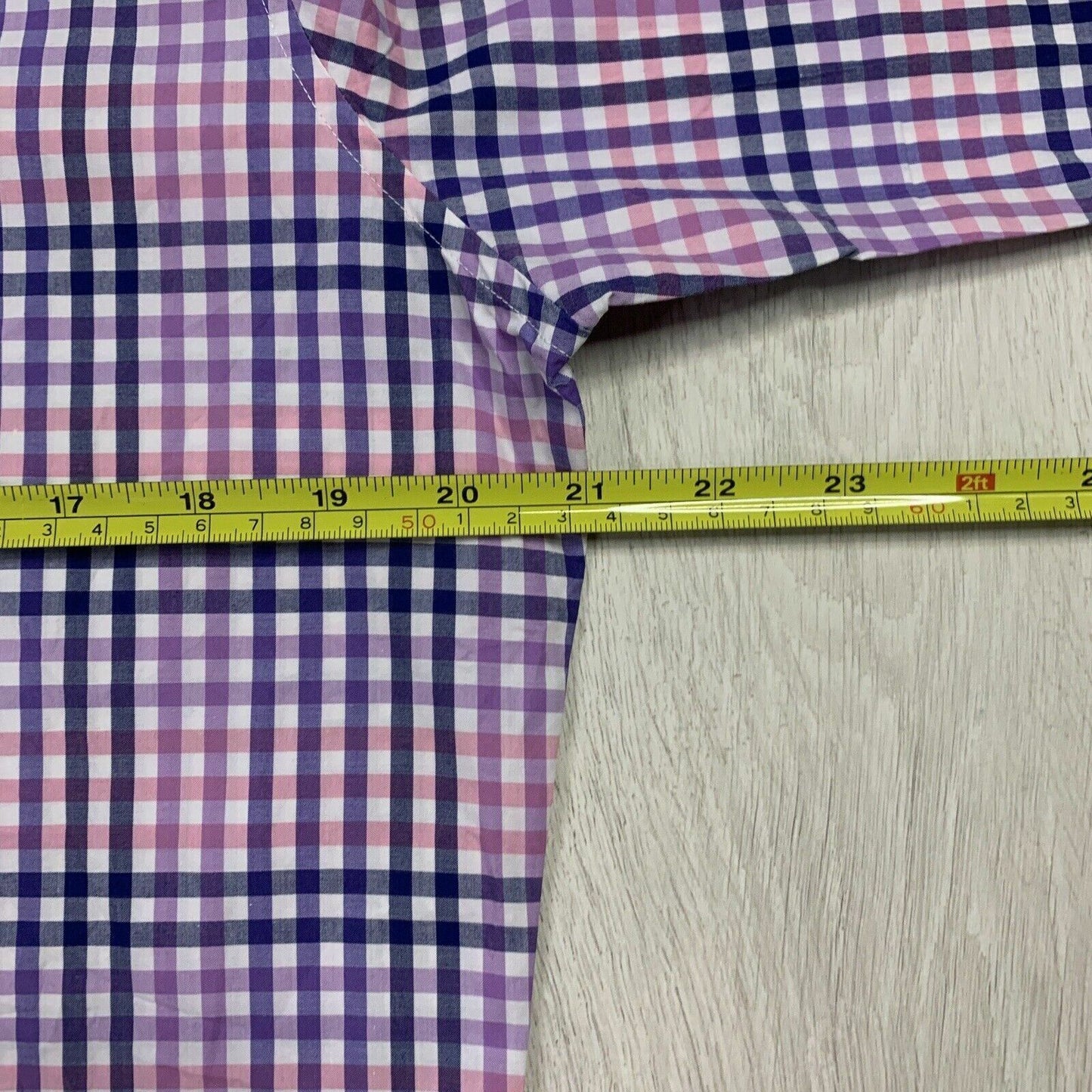 Charles Tyrwhitt Mens Checkered Long Sleeve Button Up Shirt Size 16.5 / 42