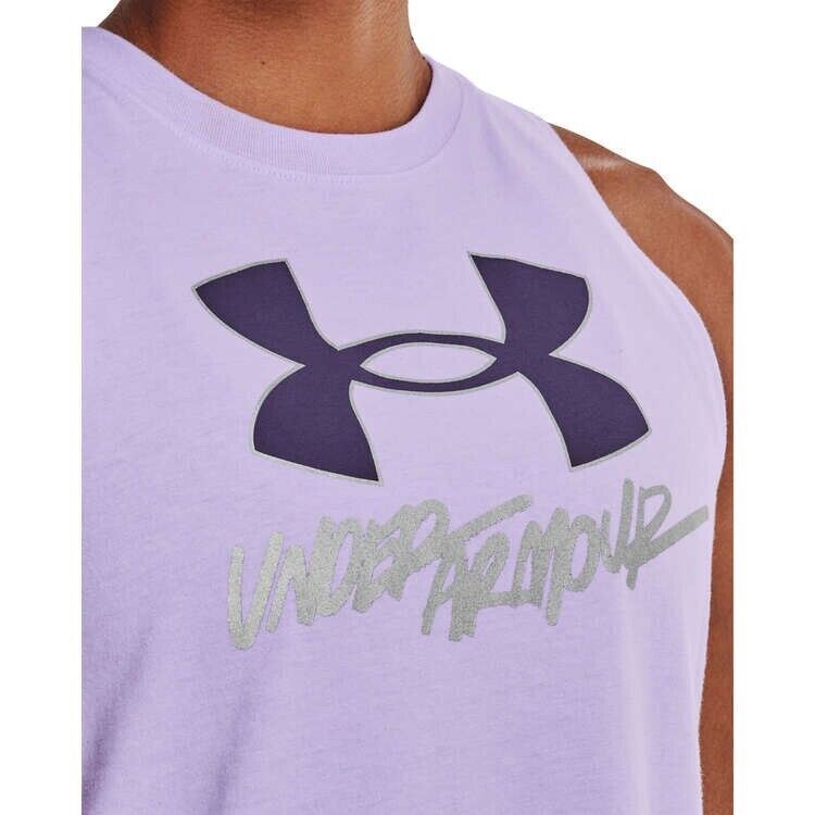 Under Armour Womens Purple Workout Tank Top Size XS (New)