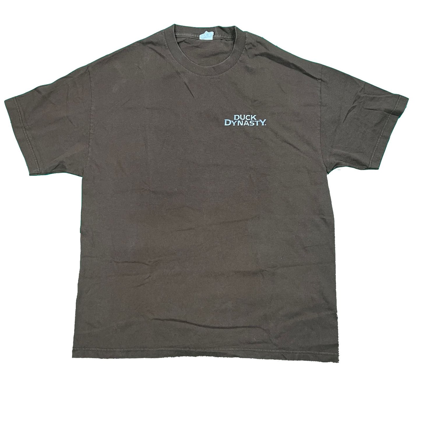 Duck Dynasty Happy Happy Happy Mens Brown T-Shirt Size XL