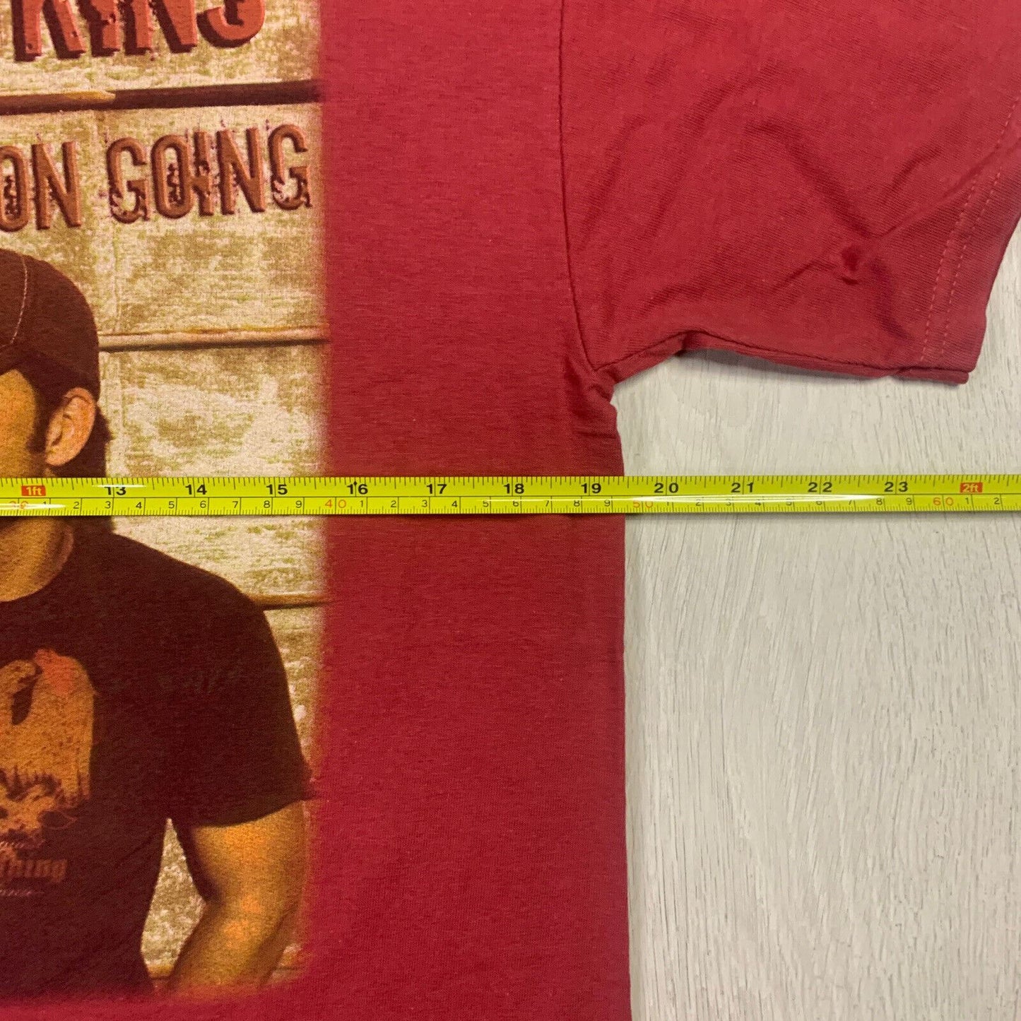 Rodney Atkins Country Music Tour 2007/08 Mens Red T-Shirt Size Medium