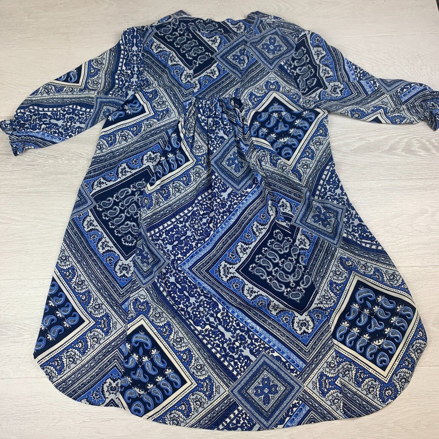 JV Womens Blue Blouse Size 8