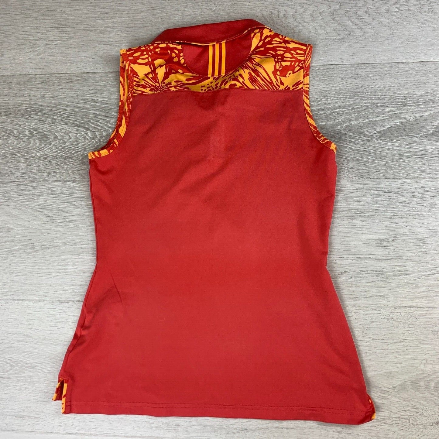 adidas Women's Collared Red Golf Tank Top Singlet Size XS