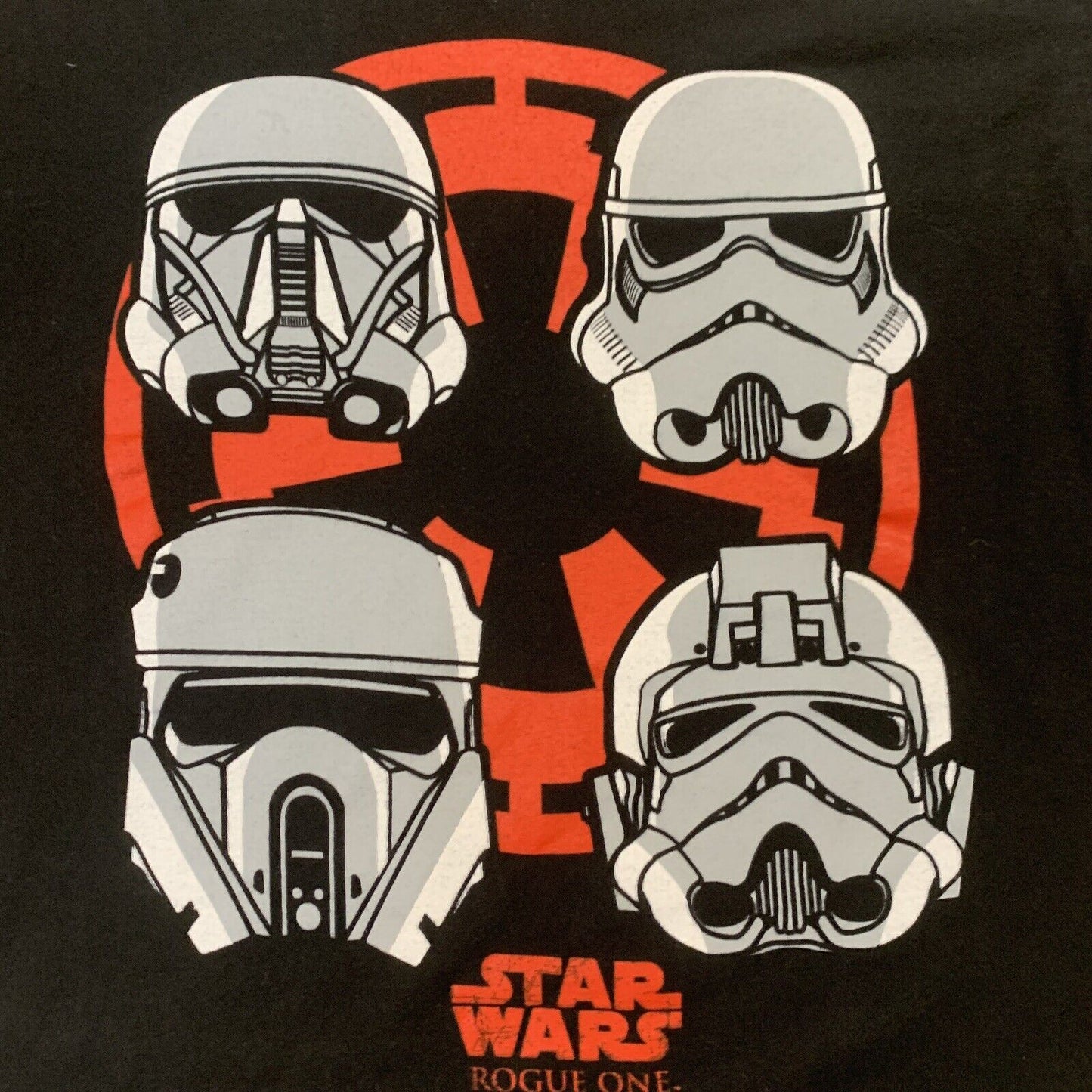 Star Wars Rogue One Storm Troopers Mens Black T-Shirt Size Small