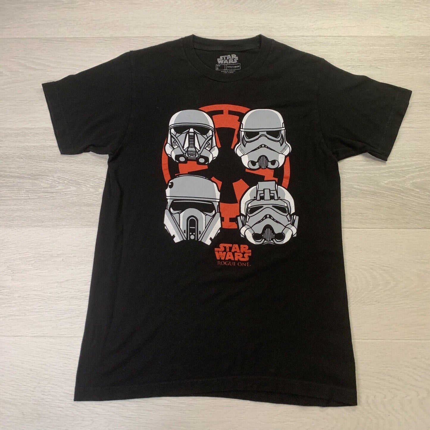 Star Wars Rogue One Storm Troopers Mens Black T-Shirt Size Small