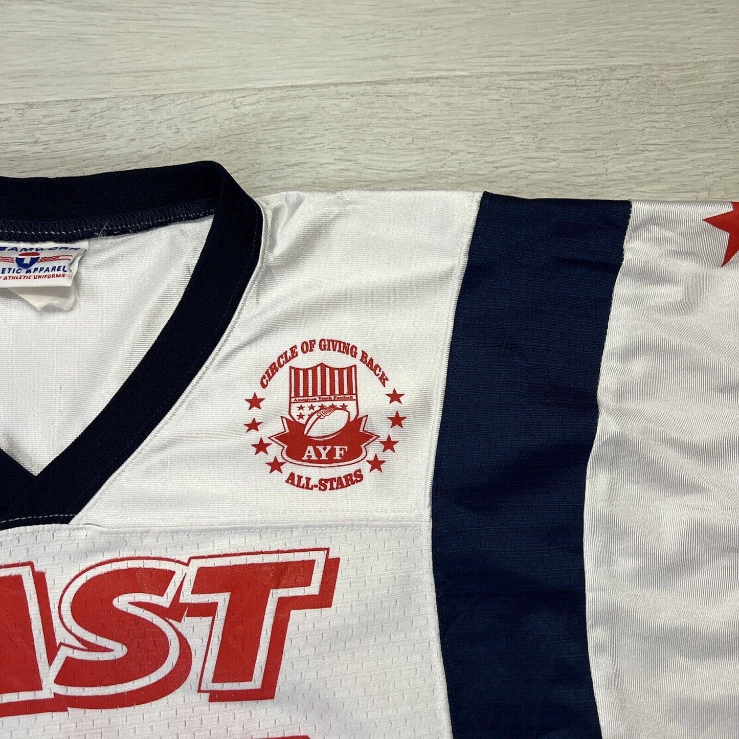 Athletic Apparel American Youth Football All-Stars East Gridiron Jersey Size M