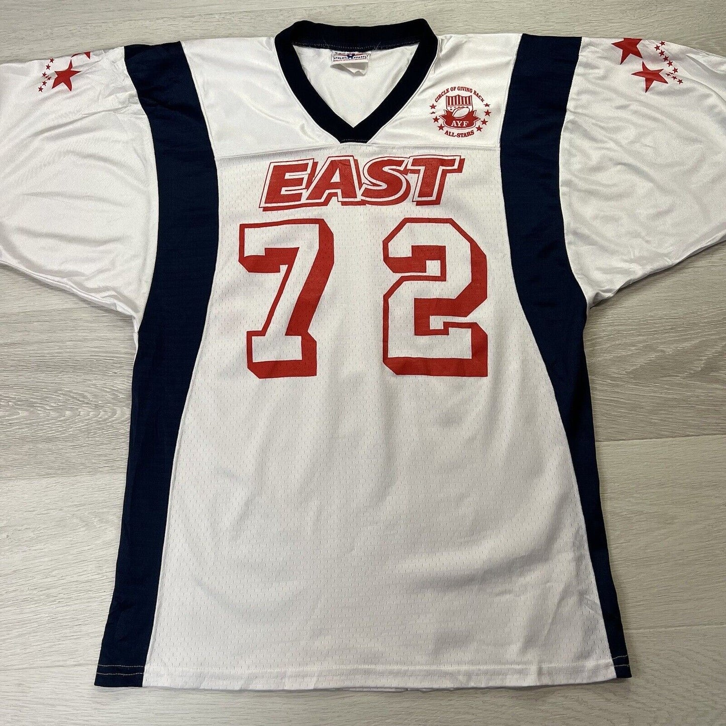 Athletic Apparel American Youth Football All-Stars East Gridiron Jersey Size M
