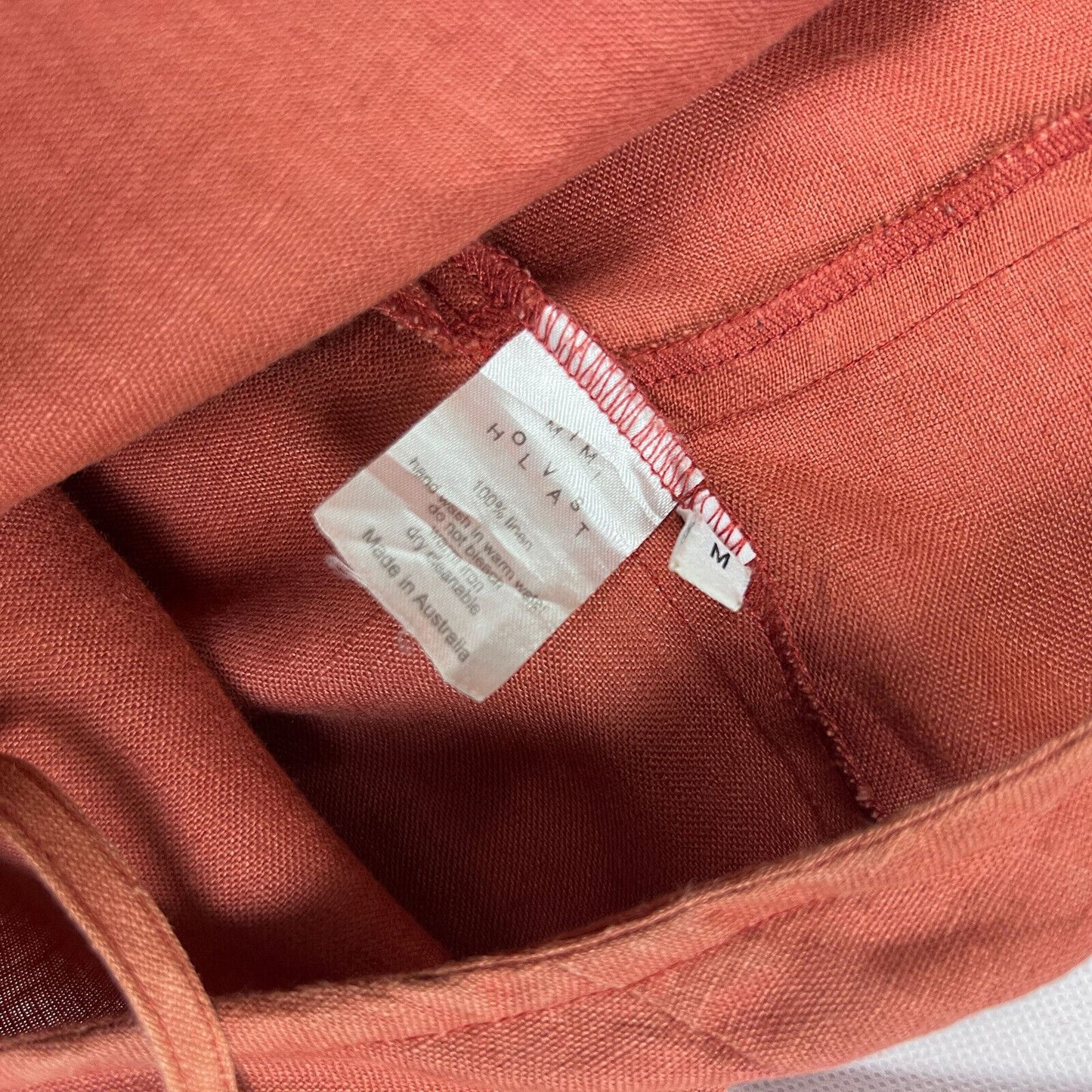 Mimi Holvast Womens Linen Dress Size M