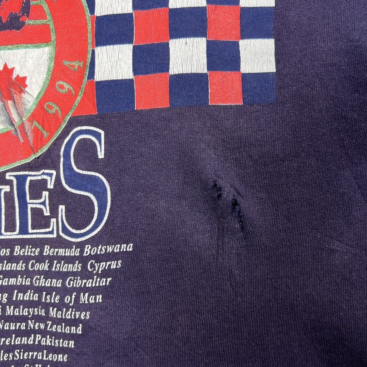 Vintage Commonwealth Games Victoria Canada 1994 Mens T-Shirt Size XL