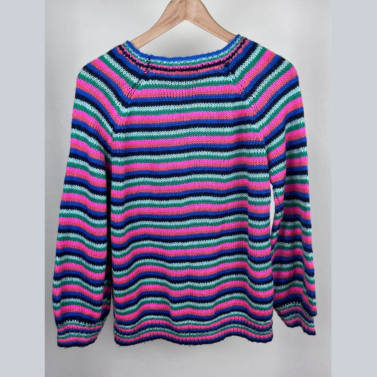 OST London Womens Striped Knitted Sweater Size M approx