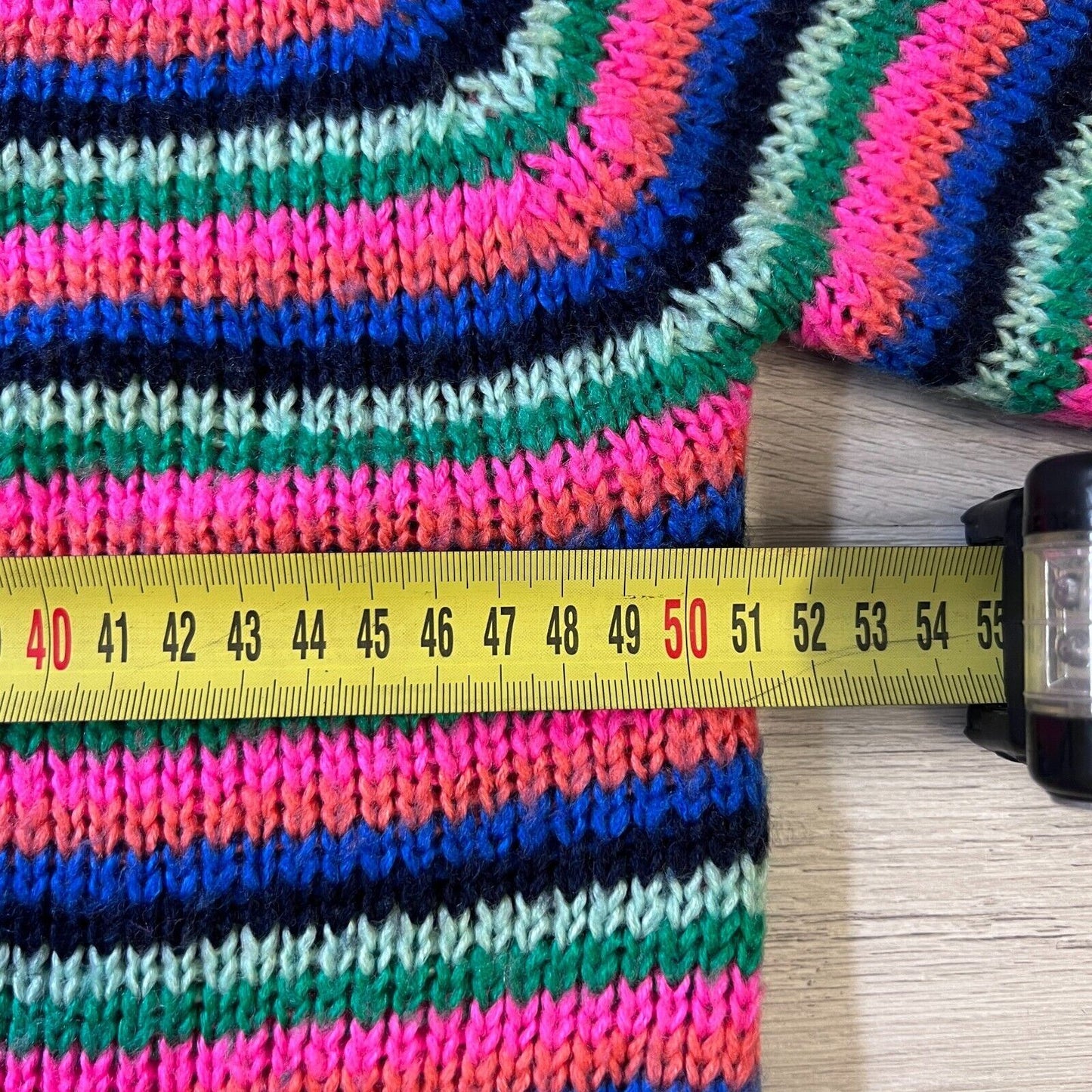 OST London Womens Striped Knitted Sweater Size M approx