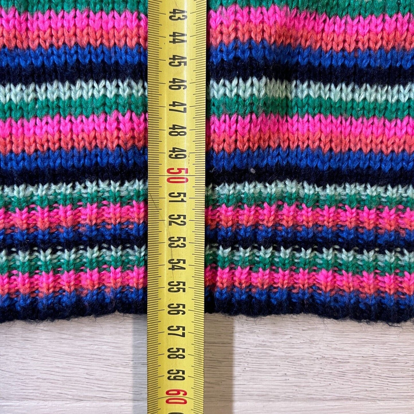 OST London Womens Striped Knitted Sweater Size M approx