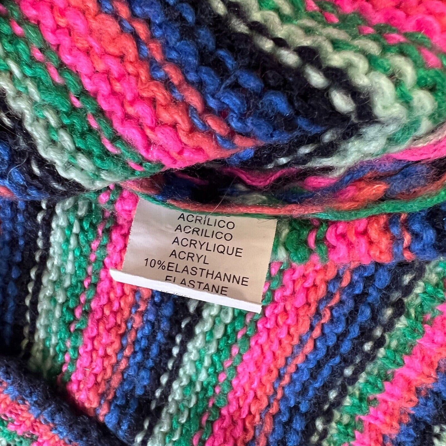 OST London Womens Striped Knitted Sweater Size M approx