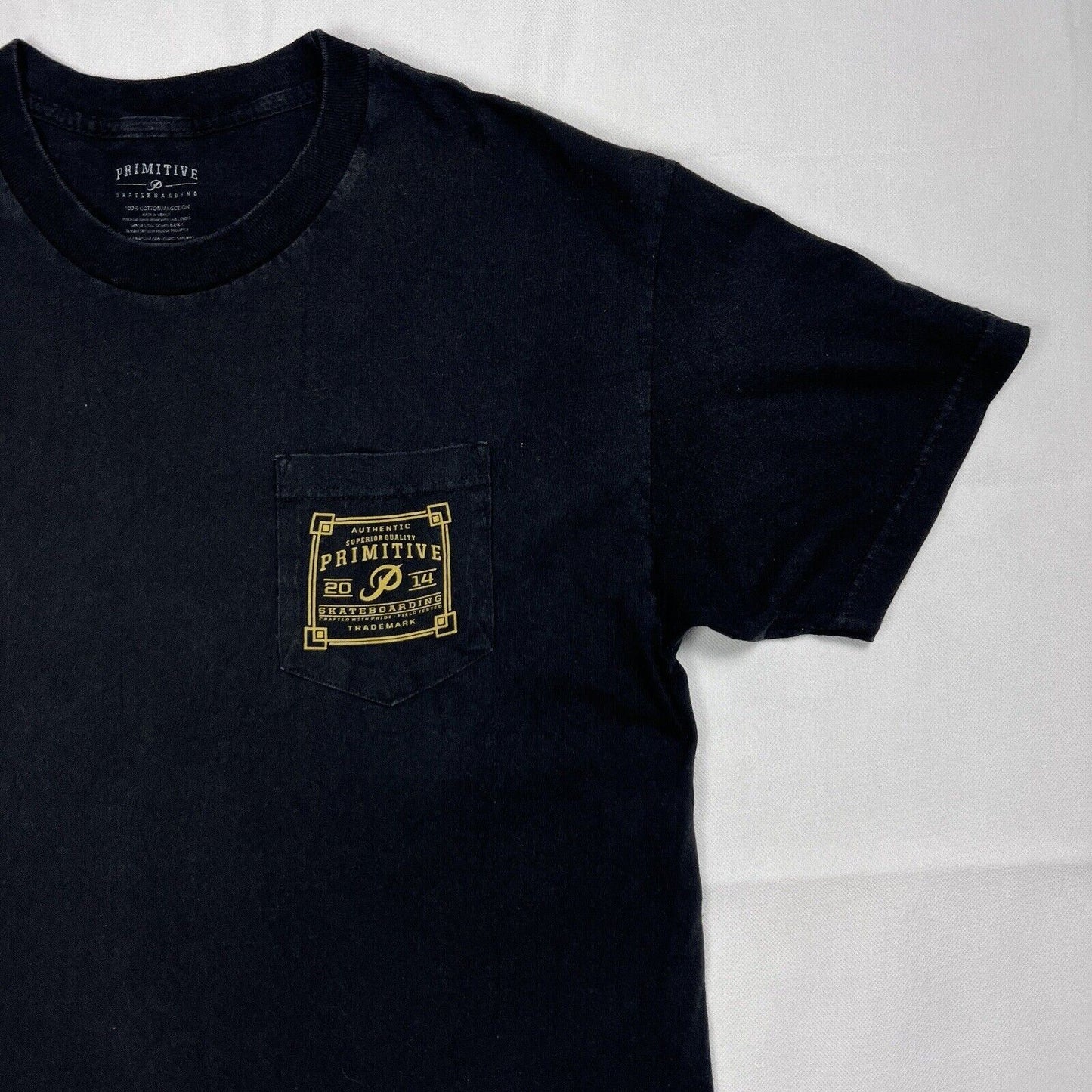 Primitive Skateboarding Mens Black T-Shirt Size Large