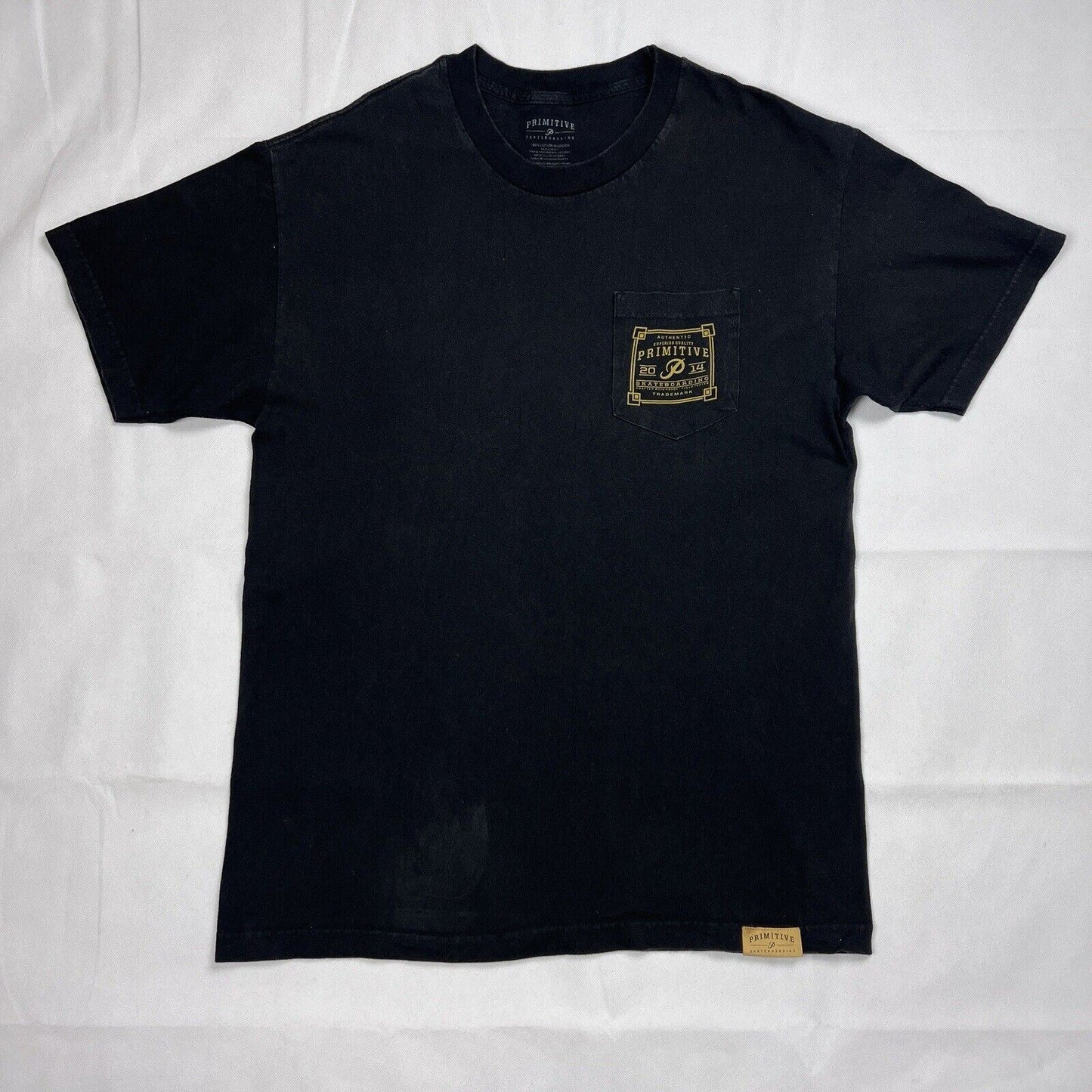 Primitive Skateboarding Mens Black T-Shirt Size Large