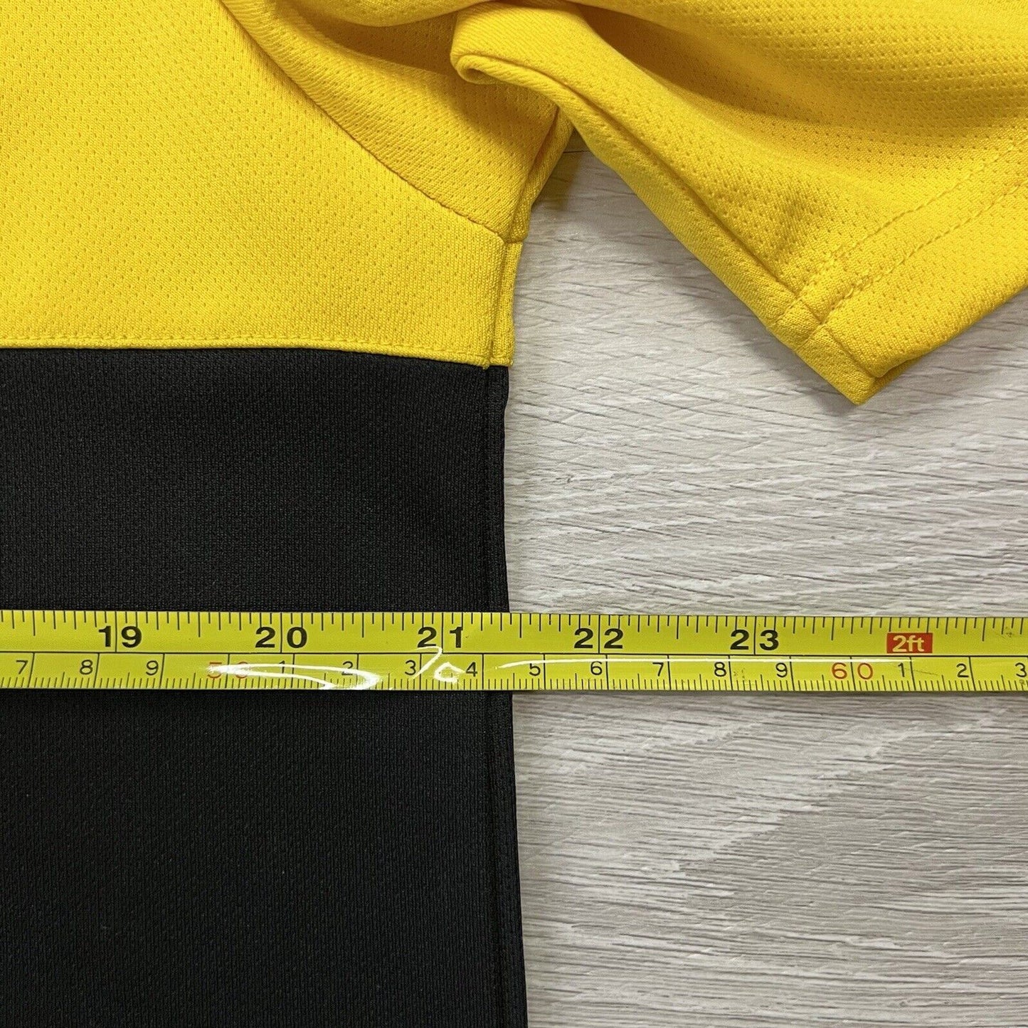 MDG V8 Supercars Mens Yellow Polo Shirt Size Large