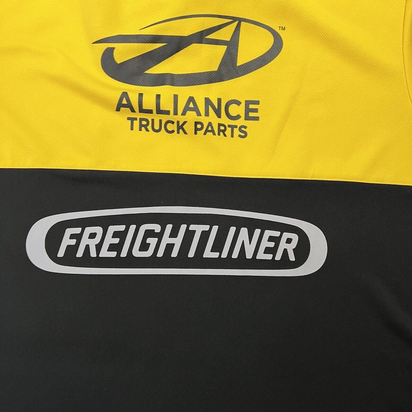 MDG V8 Supercars Mens Yellow Polo Shirt Size Large