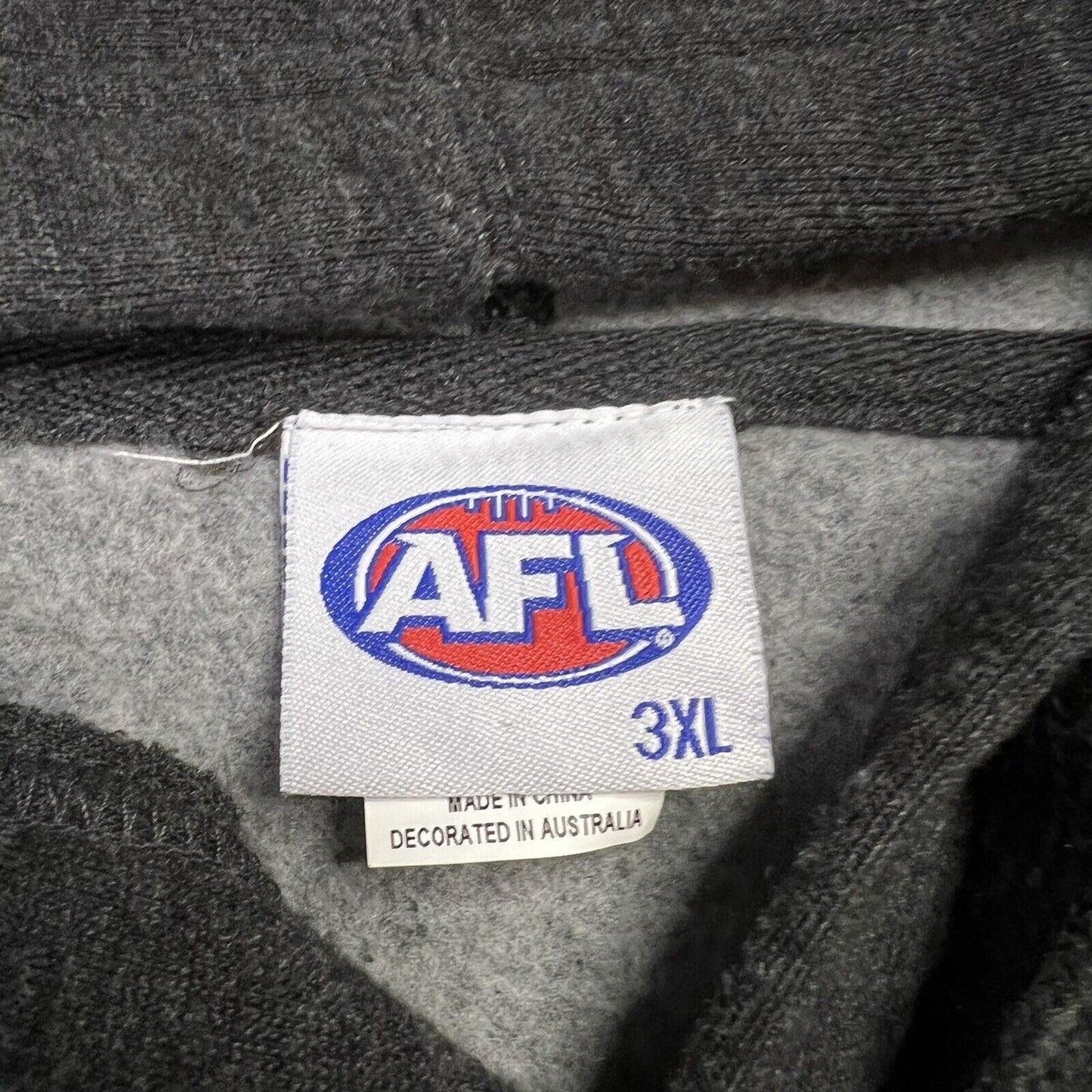AFL Richmond Tigers 2019 Premiers Mens Charcoal Hoodie Size 3XL