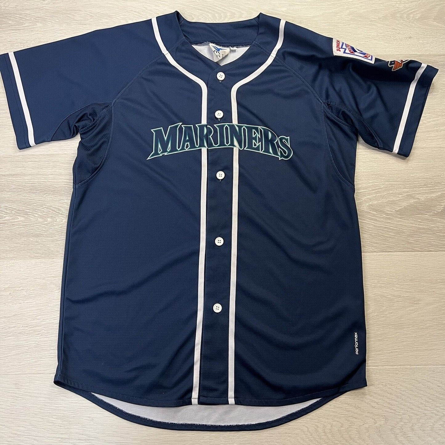 Viva Mariners Melbourne Aces Junior League Patch Baseball Jersey Mens Size Small