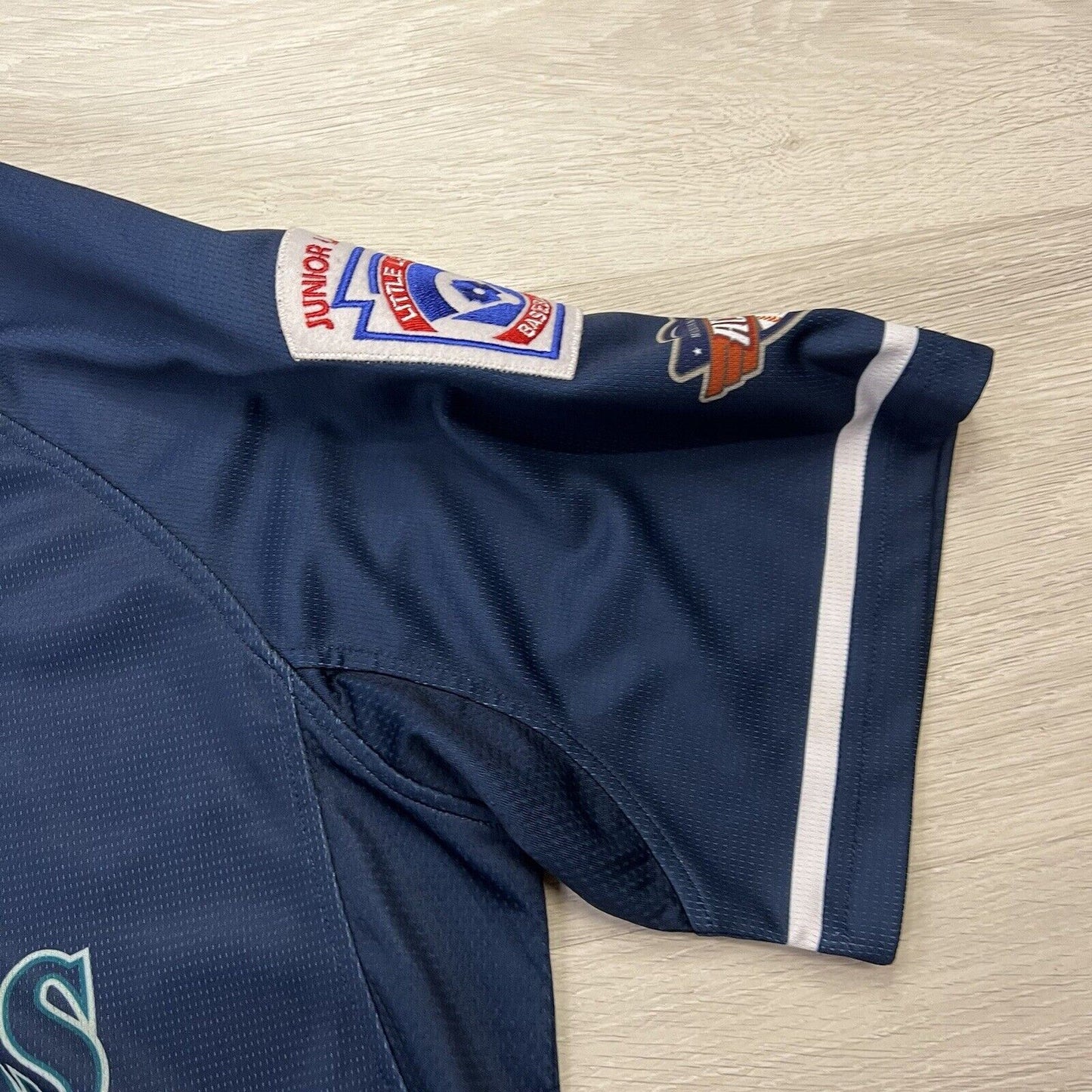 Viva Mariners Melbourne Aces Junior League Patch Baseball Jersey Mens Size Small