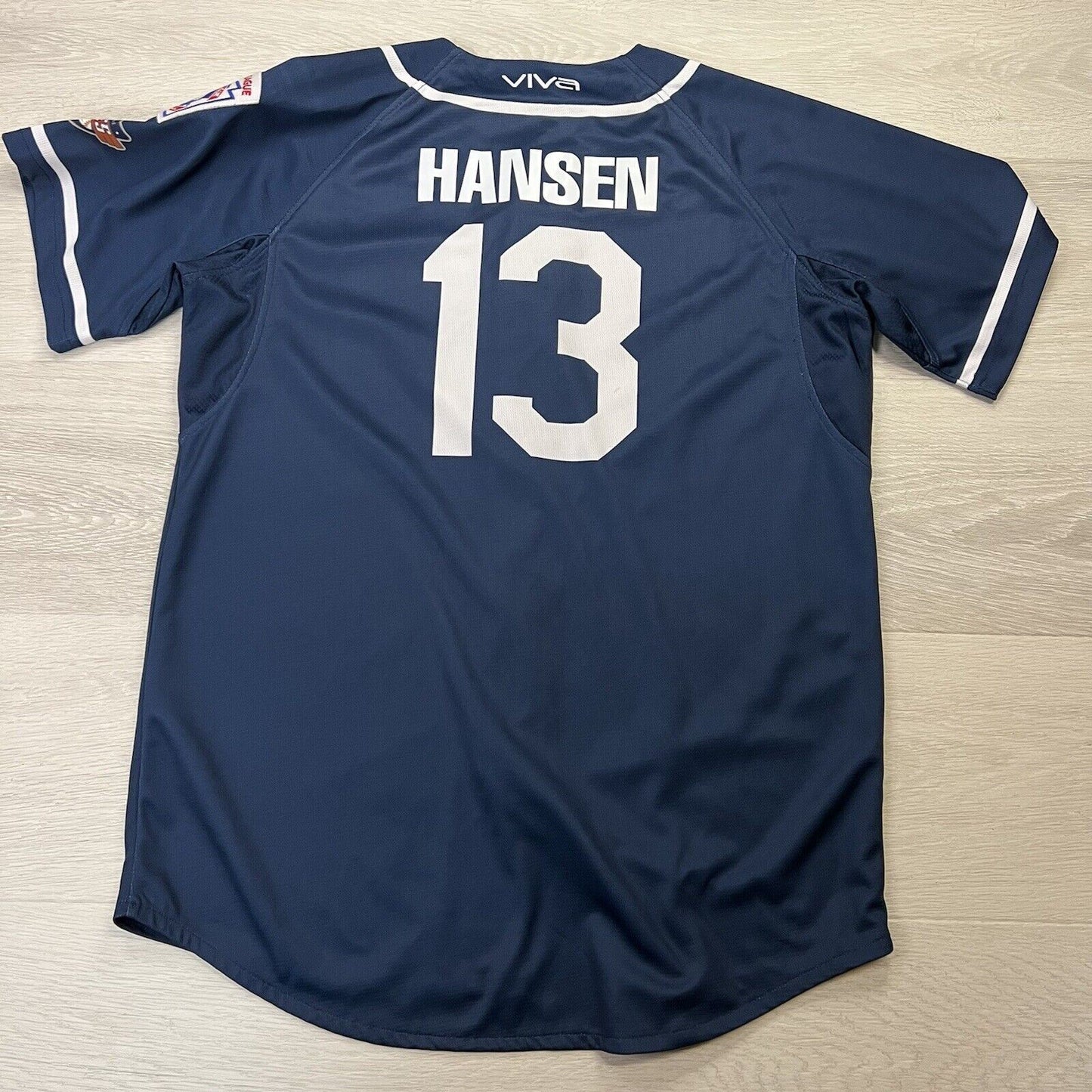 Viva Mariners Melbourne Aces Junior League Patch Baseball Jersey Mens Size Small