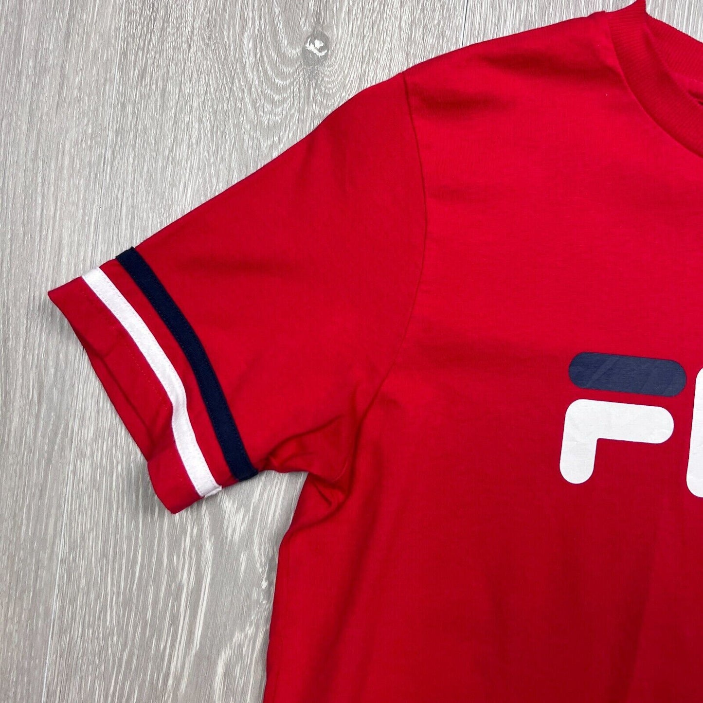 FILA Womens Red Croped T-Shirt Size XS/8