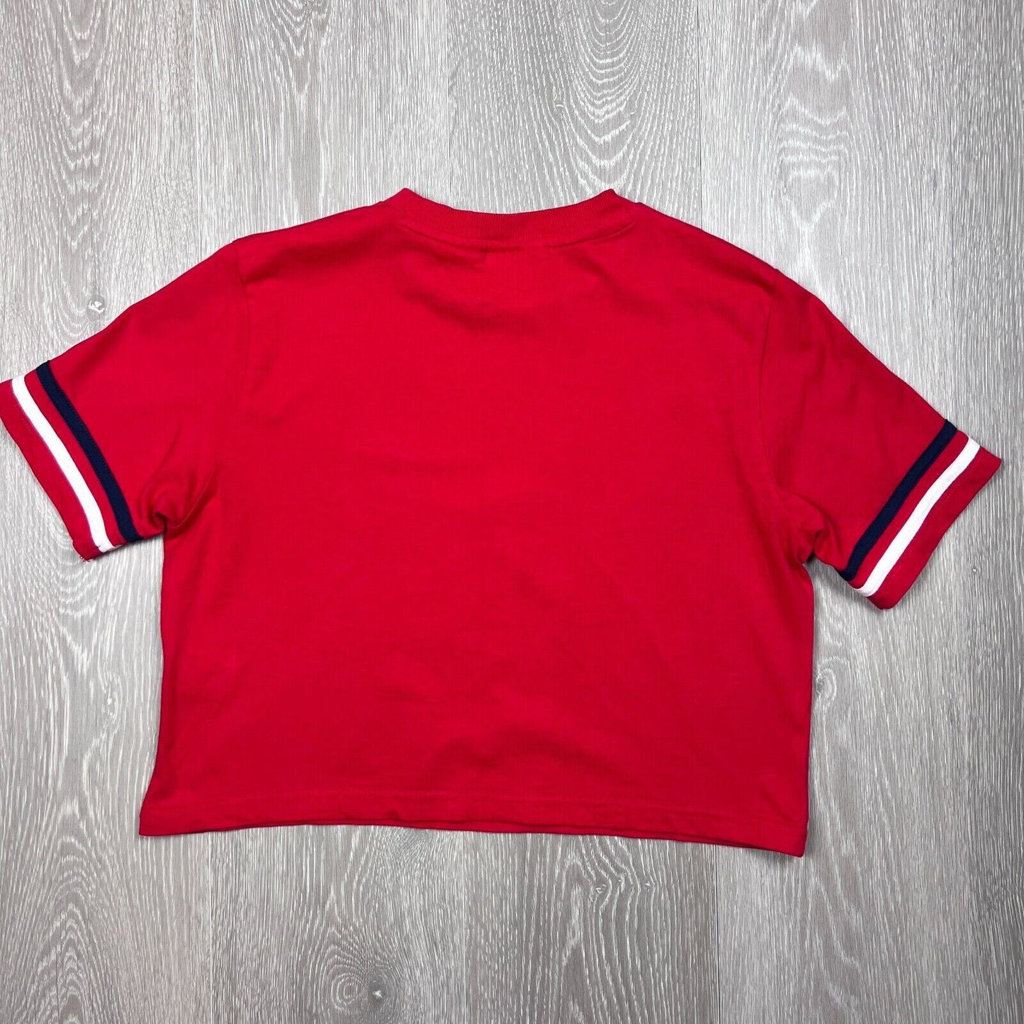 FILA Womens Red Croped T-Shirt Size XS/8
