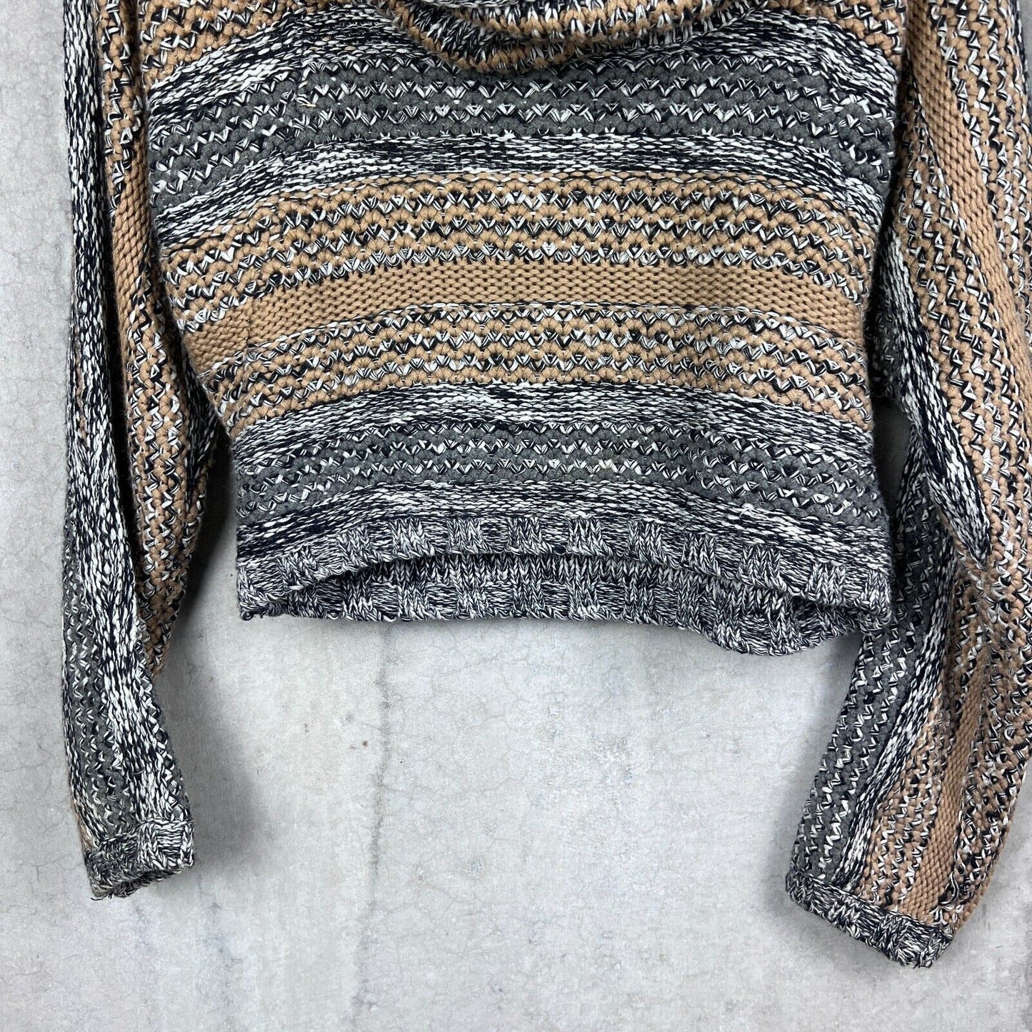 Witchery Womens Knitted Turtle Neck Cropped Sweater Size S/M
