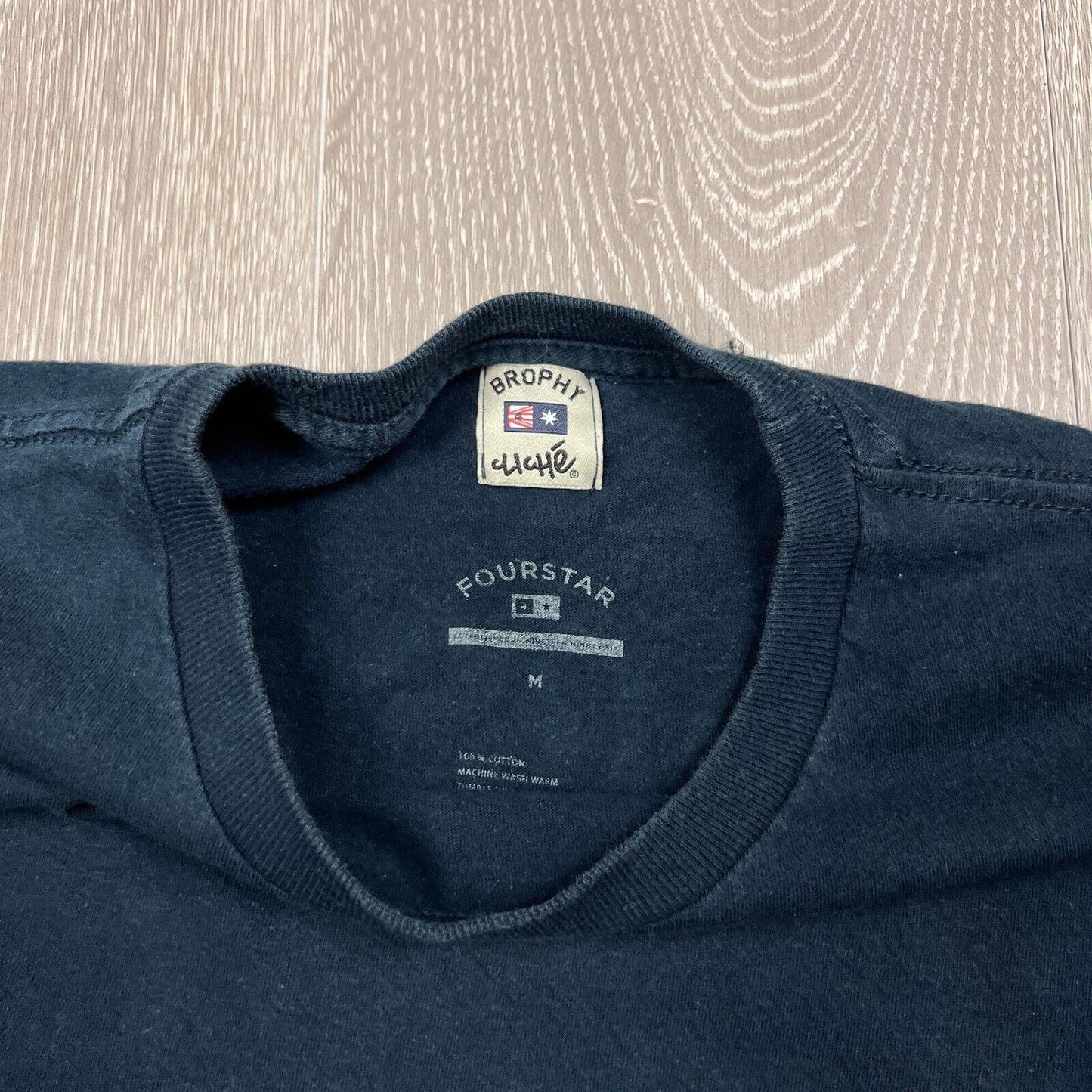 Four Star Brophy Cliche Skateboarding Mens Blue T-Shirt Size M