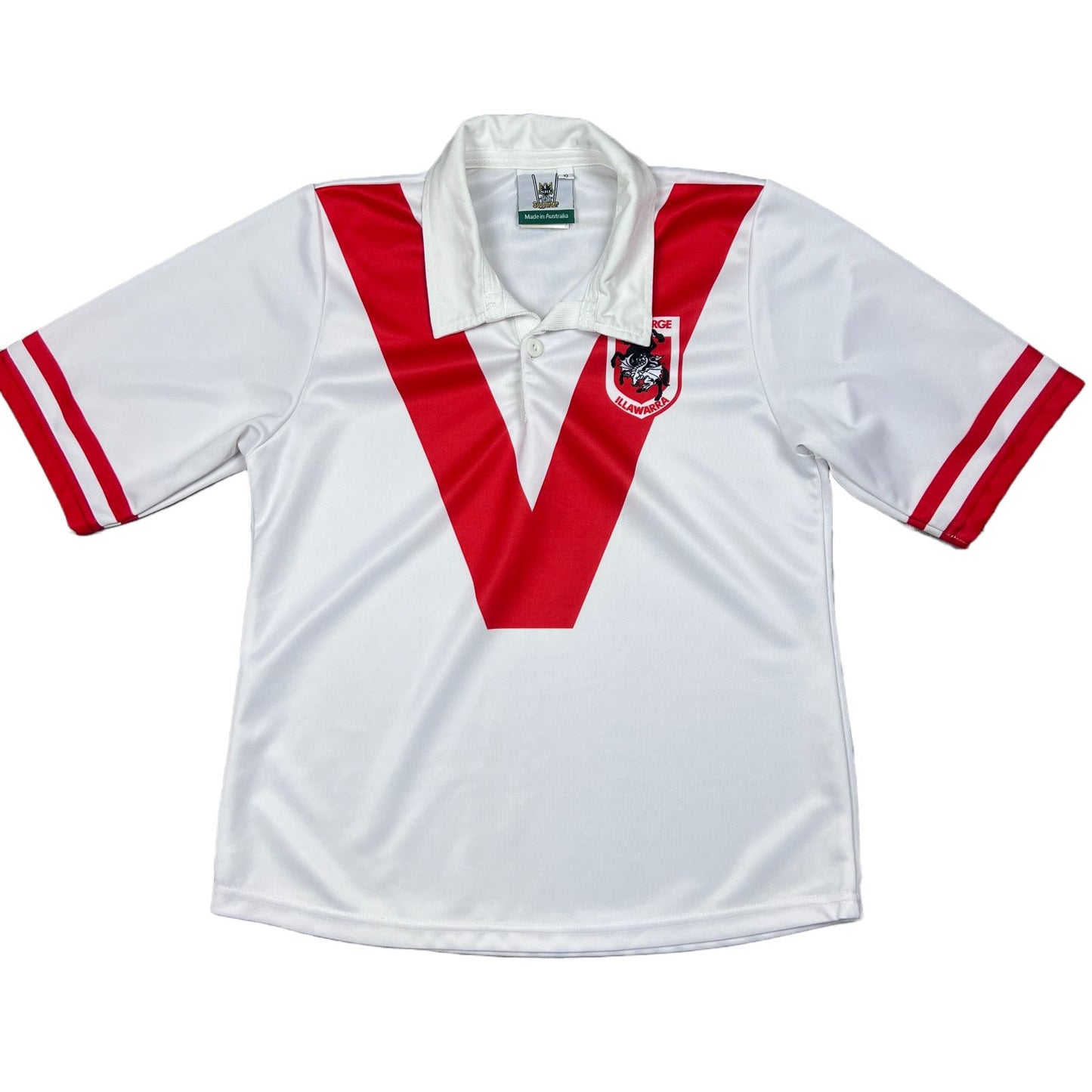 St George Illawarra Dragons Womens Rugby League Football Jersey Size 10