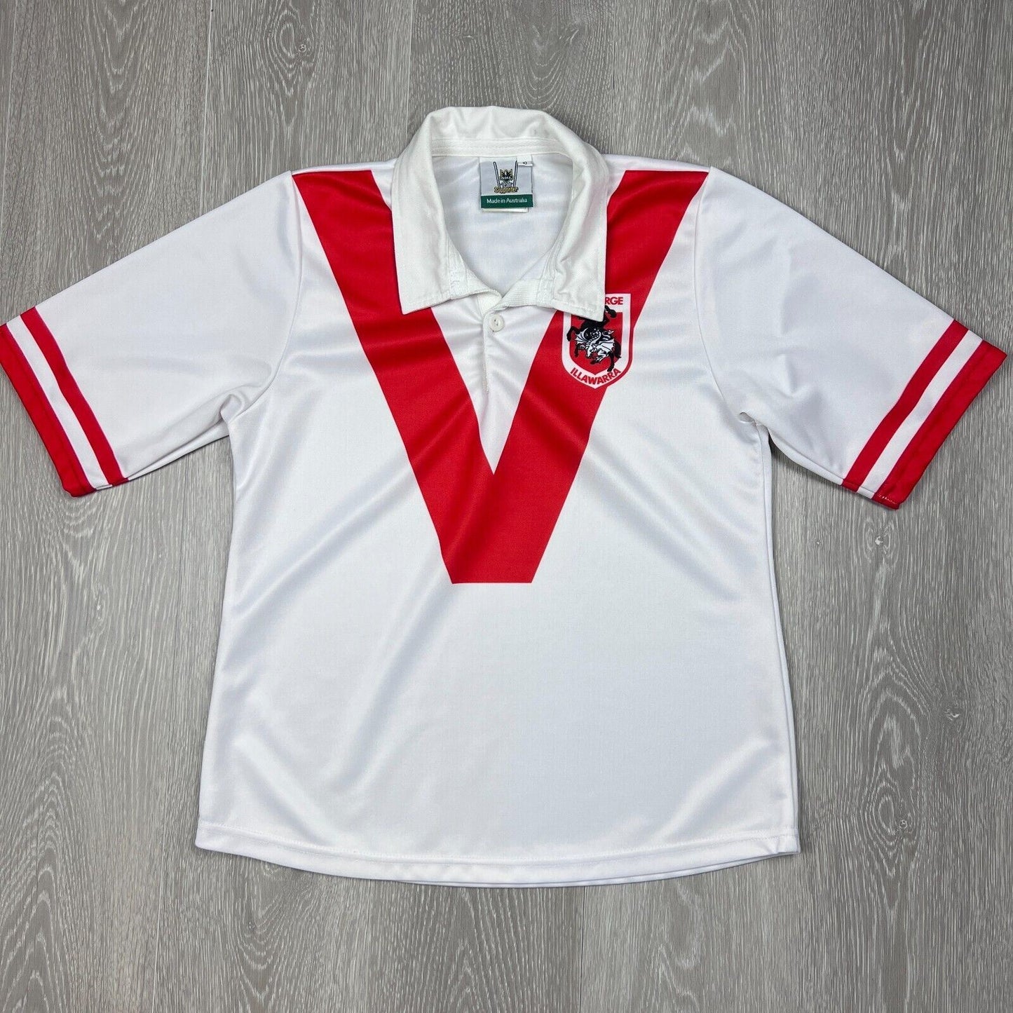St George Illawarra Dragons Womens Rugby League Football Jersey Size 10