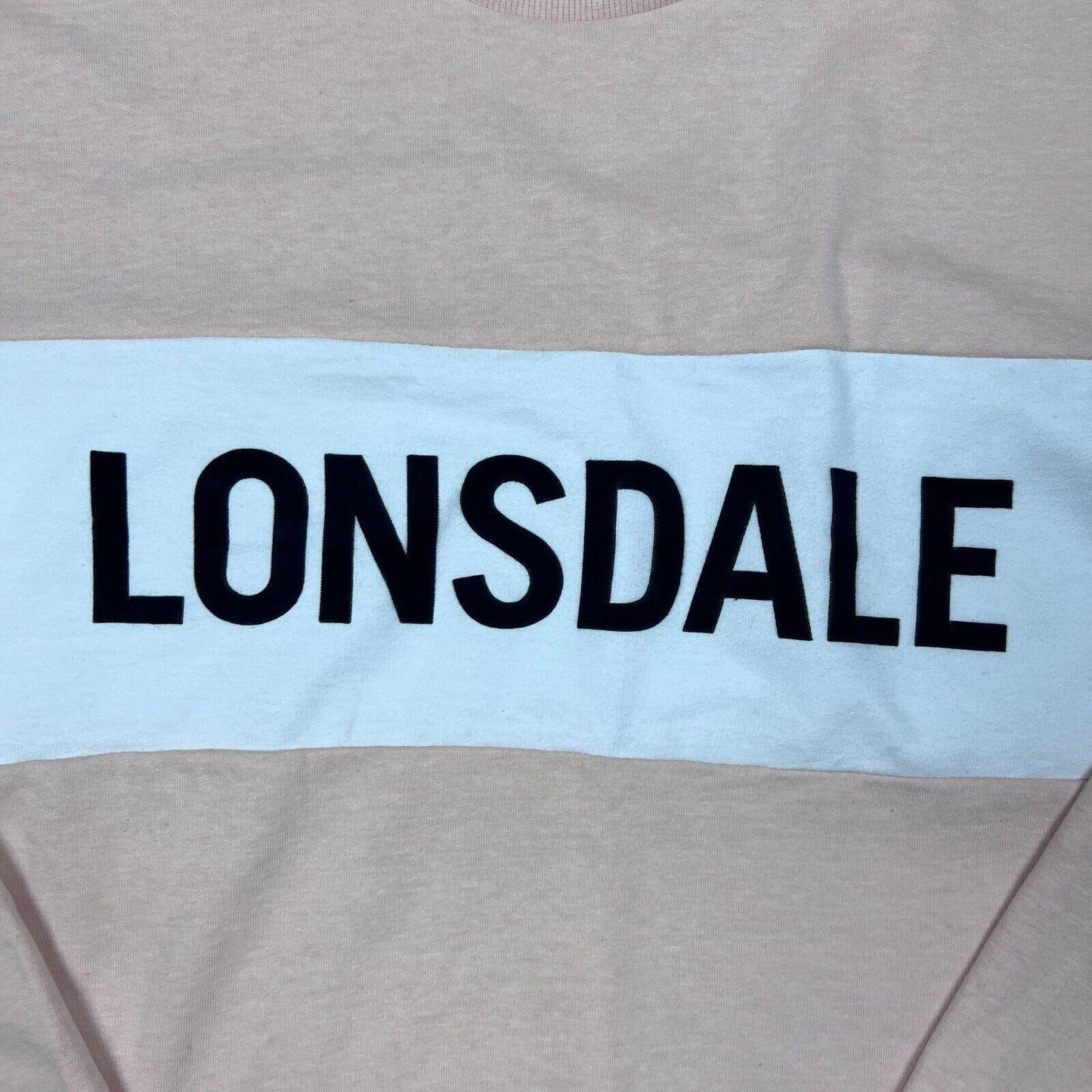 Lonsdale Womens Colour Block Crew Neck Jumper Size 16