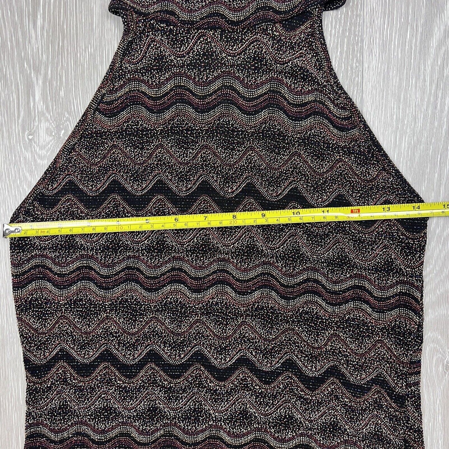 ValleyGirl Womens Stretch Tank Open Back Top Size L