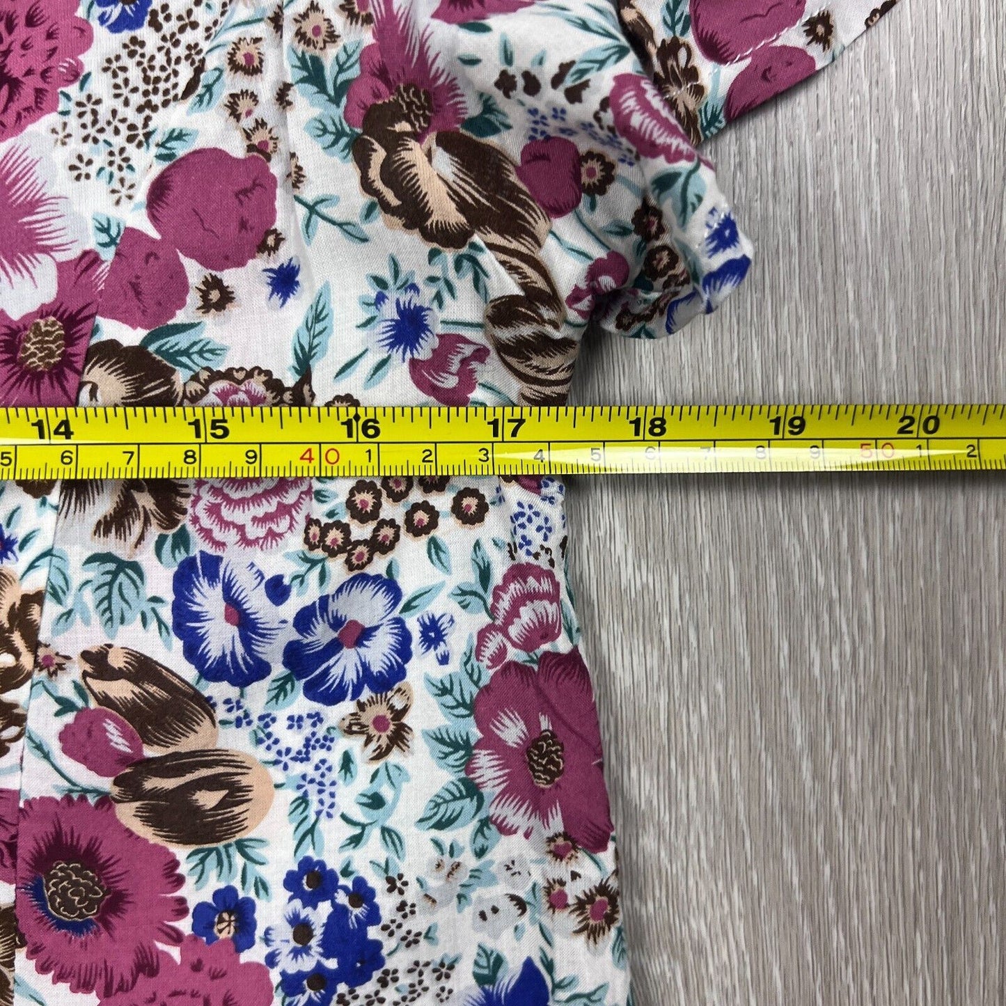 Auguste Womens Floral Pattern Top Size 6