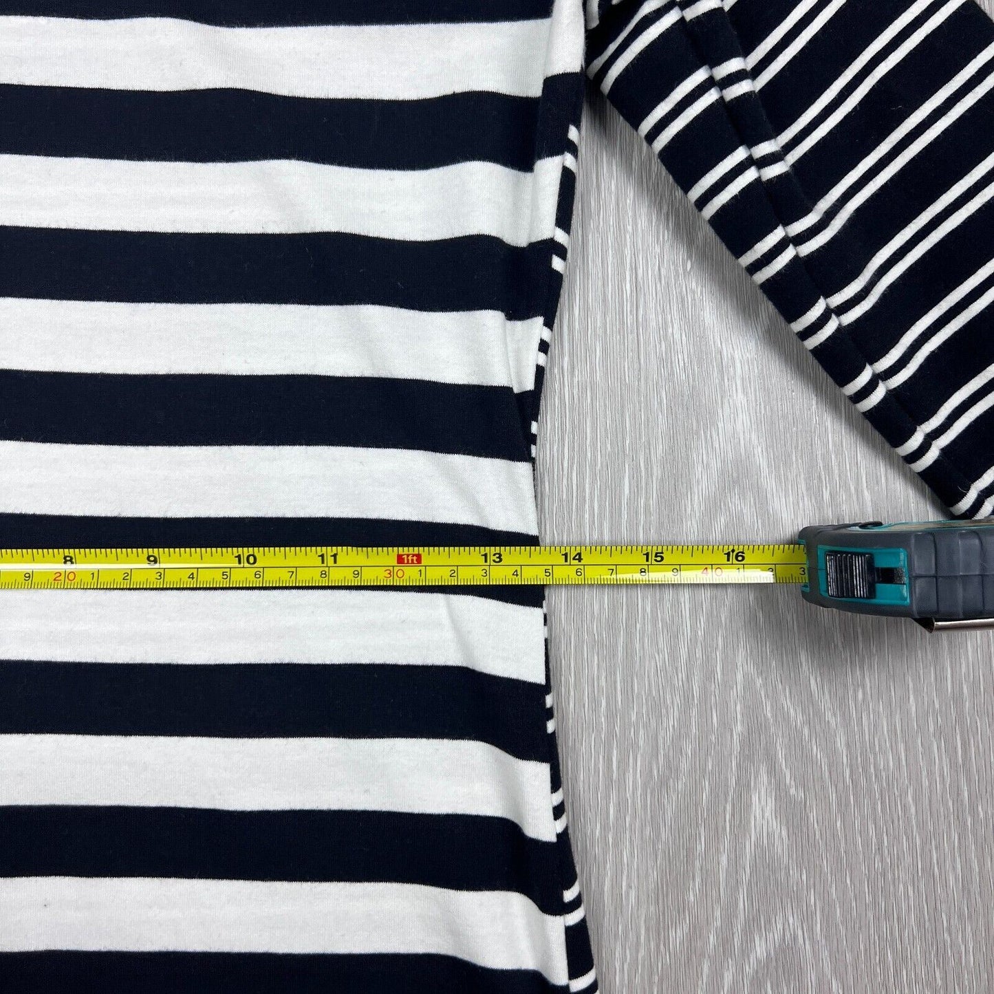 French Connection Womens Long Sleeve Bodycon Striped Dress Size Small