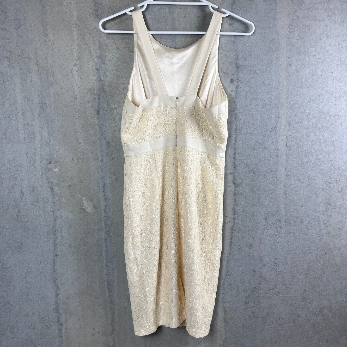 Forecast Womens Cream Shift Dress Size 8