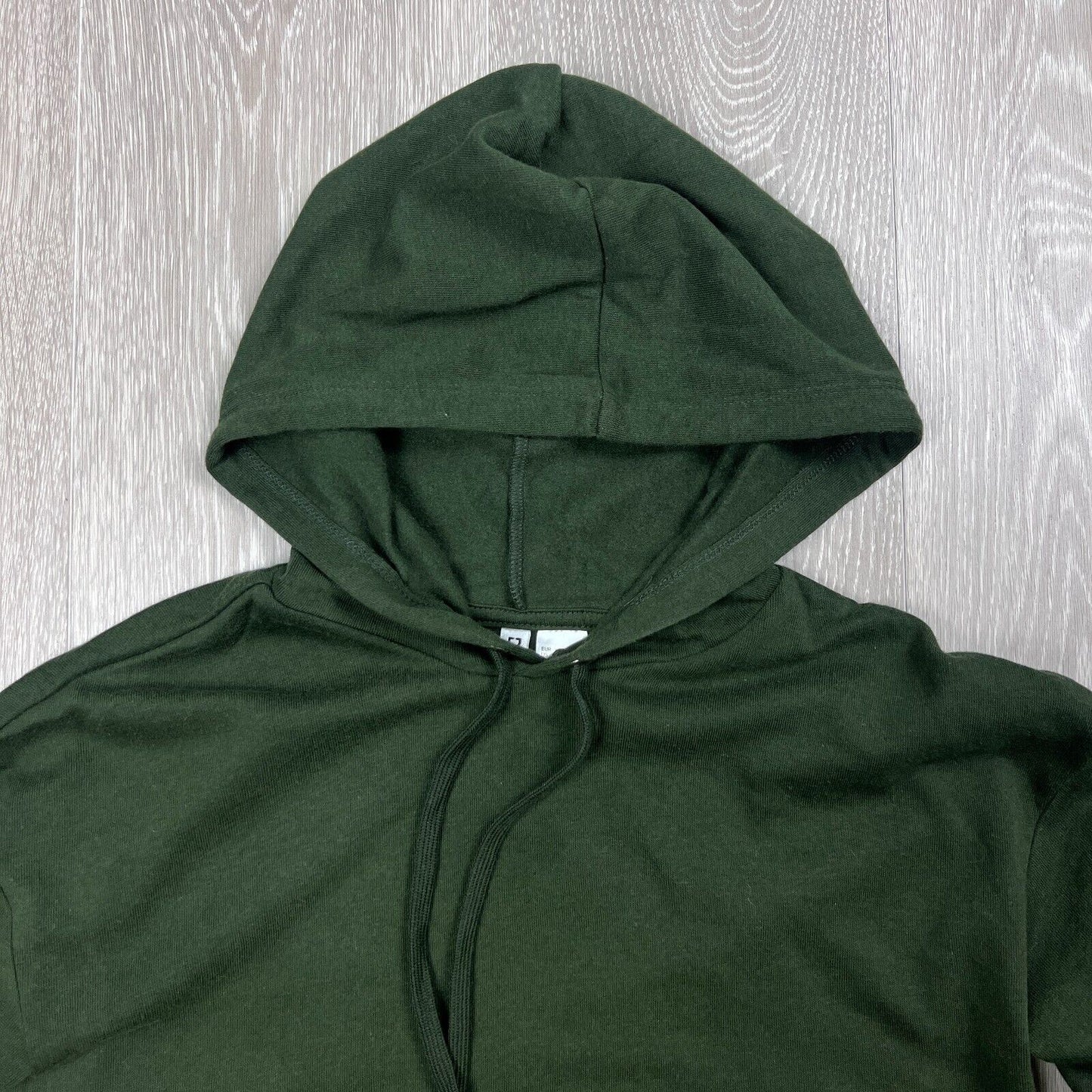 Divided by H&M Womens Green Cropped Pullover Hoodie Size XS
