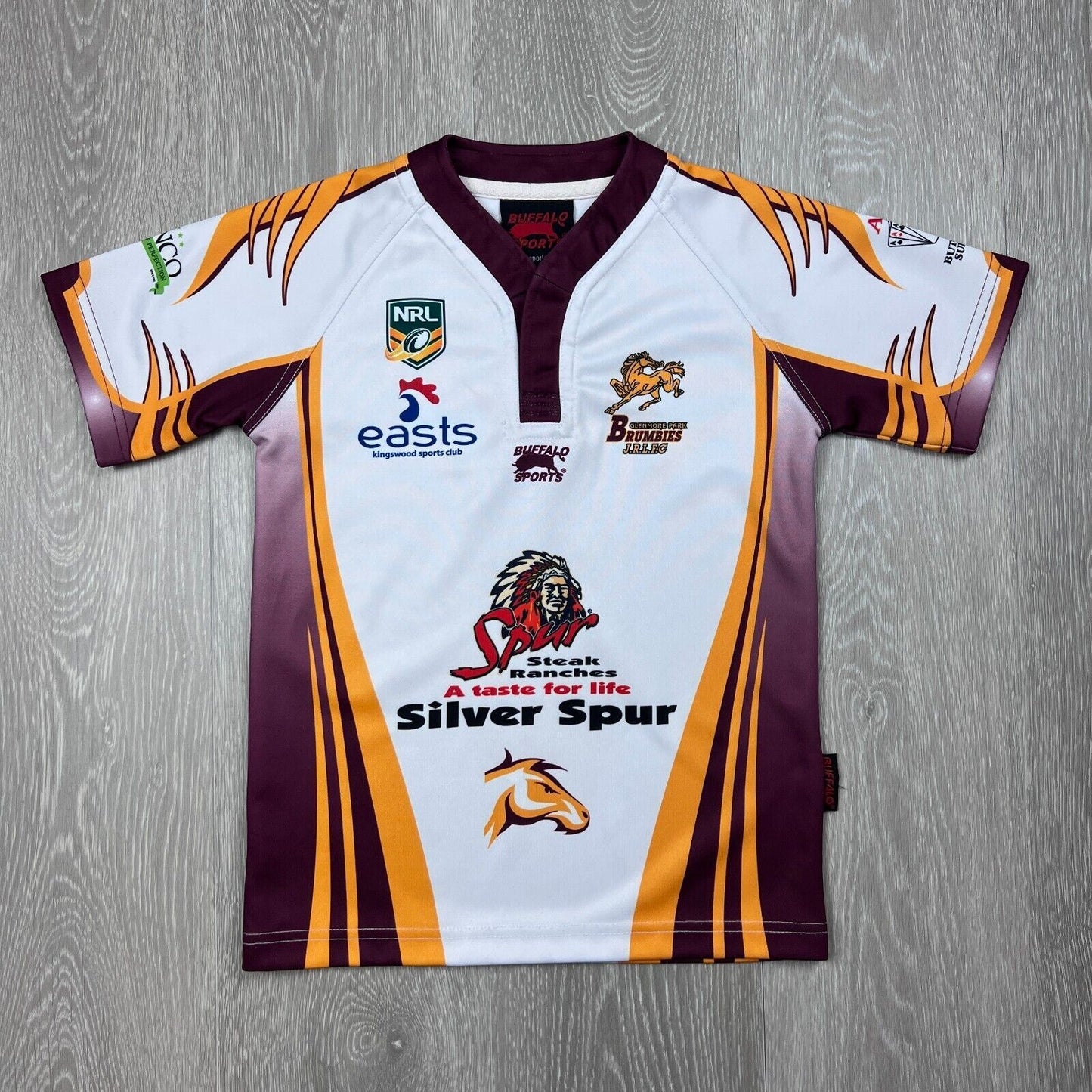 Glenmore Park Brumbies JRLC Rugby League Jersey Size 8 Years