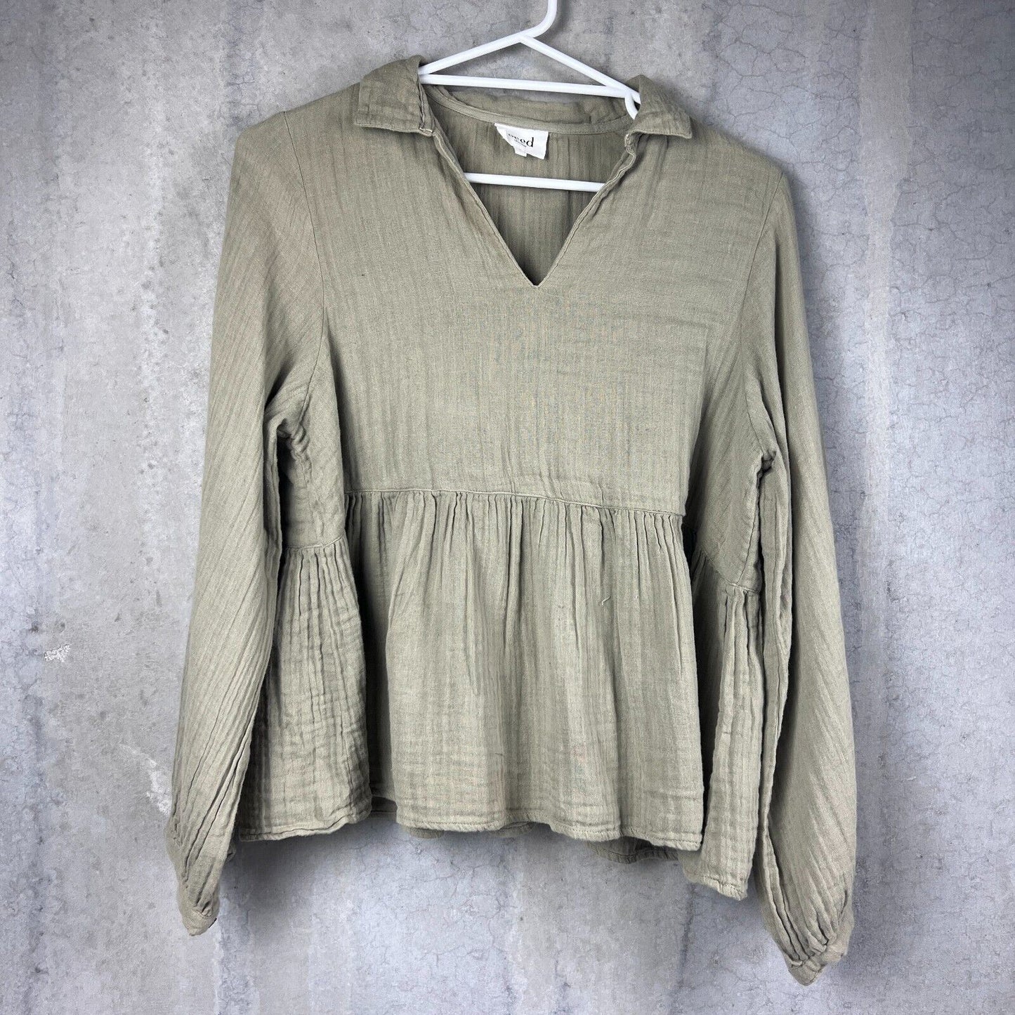 Seed Heritage Womens Long Sleeve Top Size 6