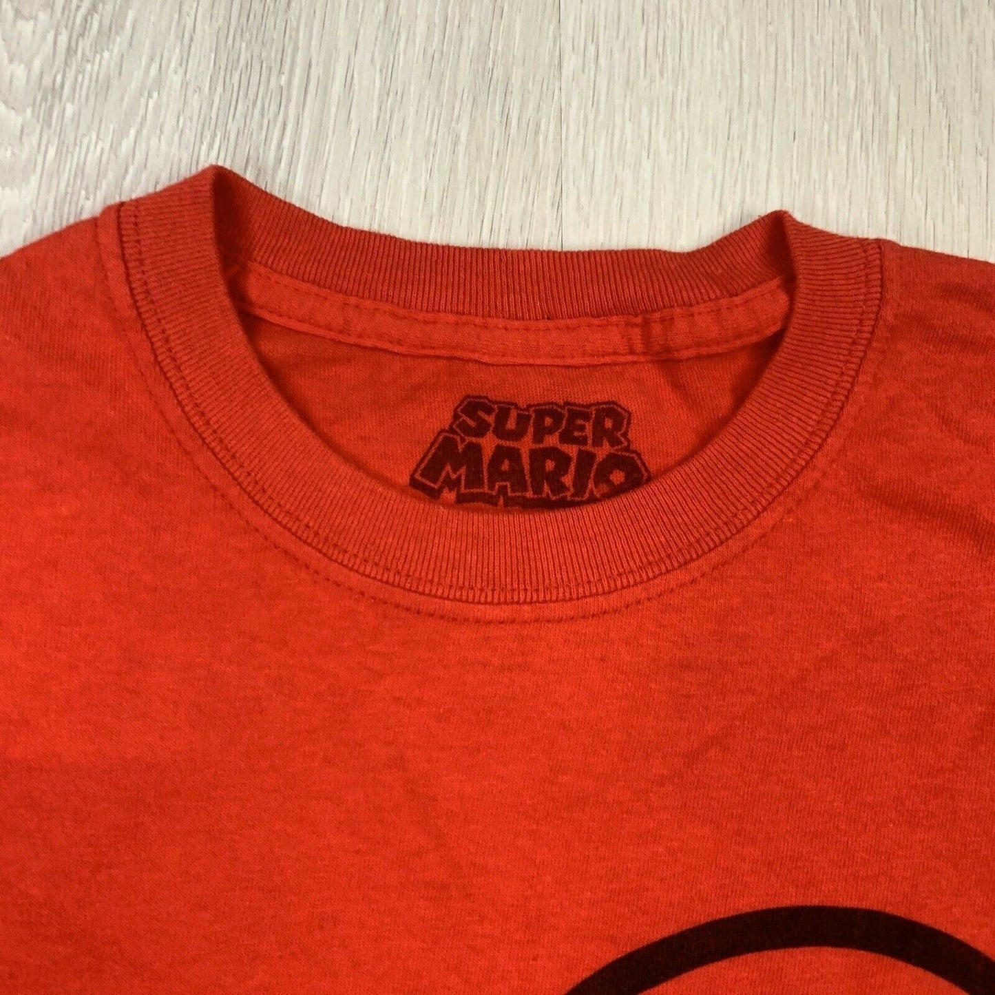 Super Mario Mens Red T-Shirt Size Medium