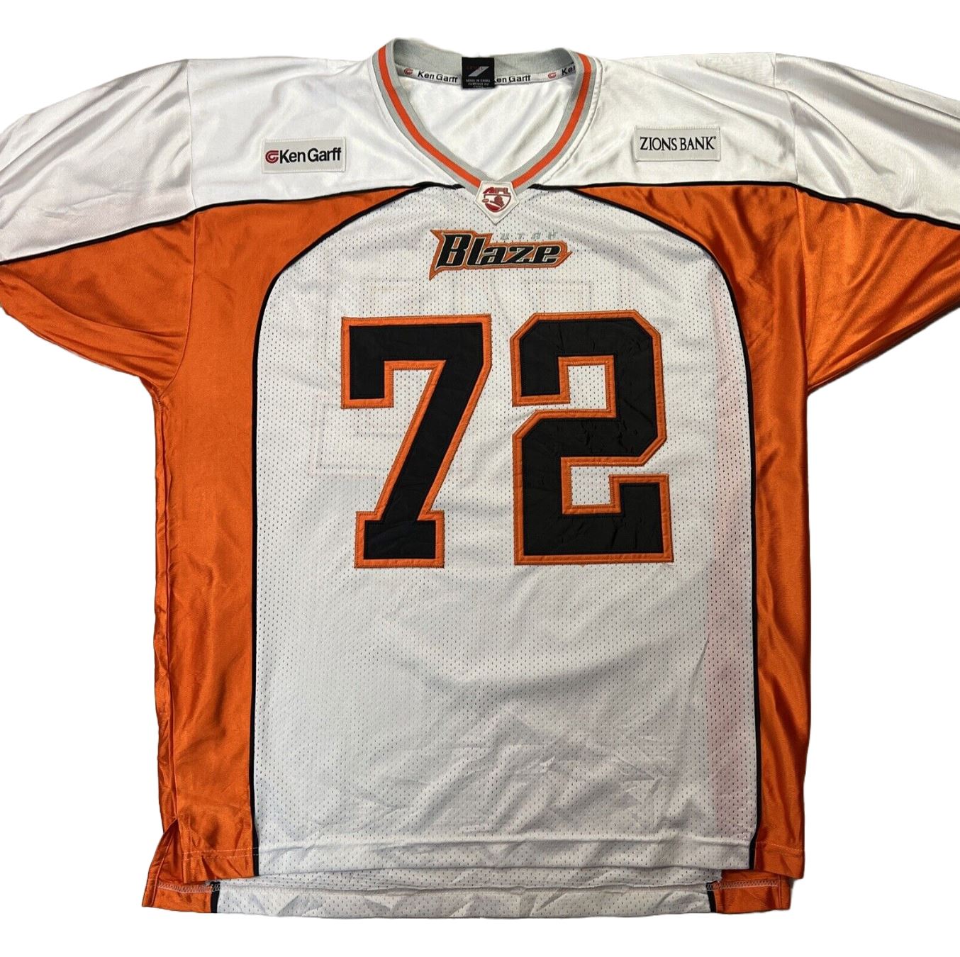 Utah Blaze Arena Football Mens Gridiron Jersey Size XL