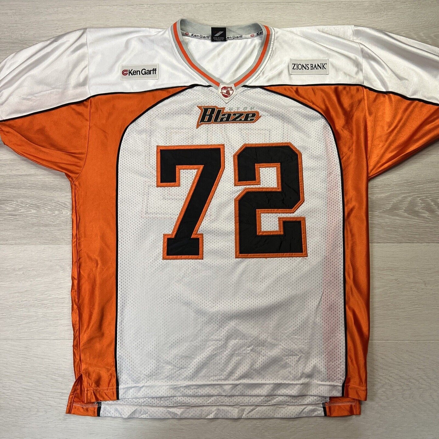 Utah Blaze Arena Football Mens Gridiron Jersey Size XL