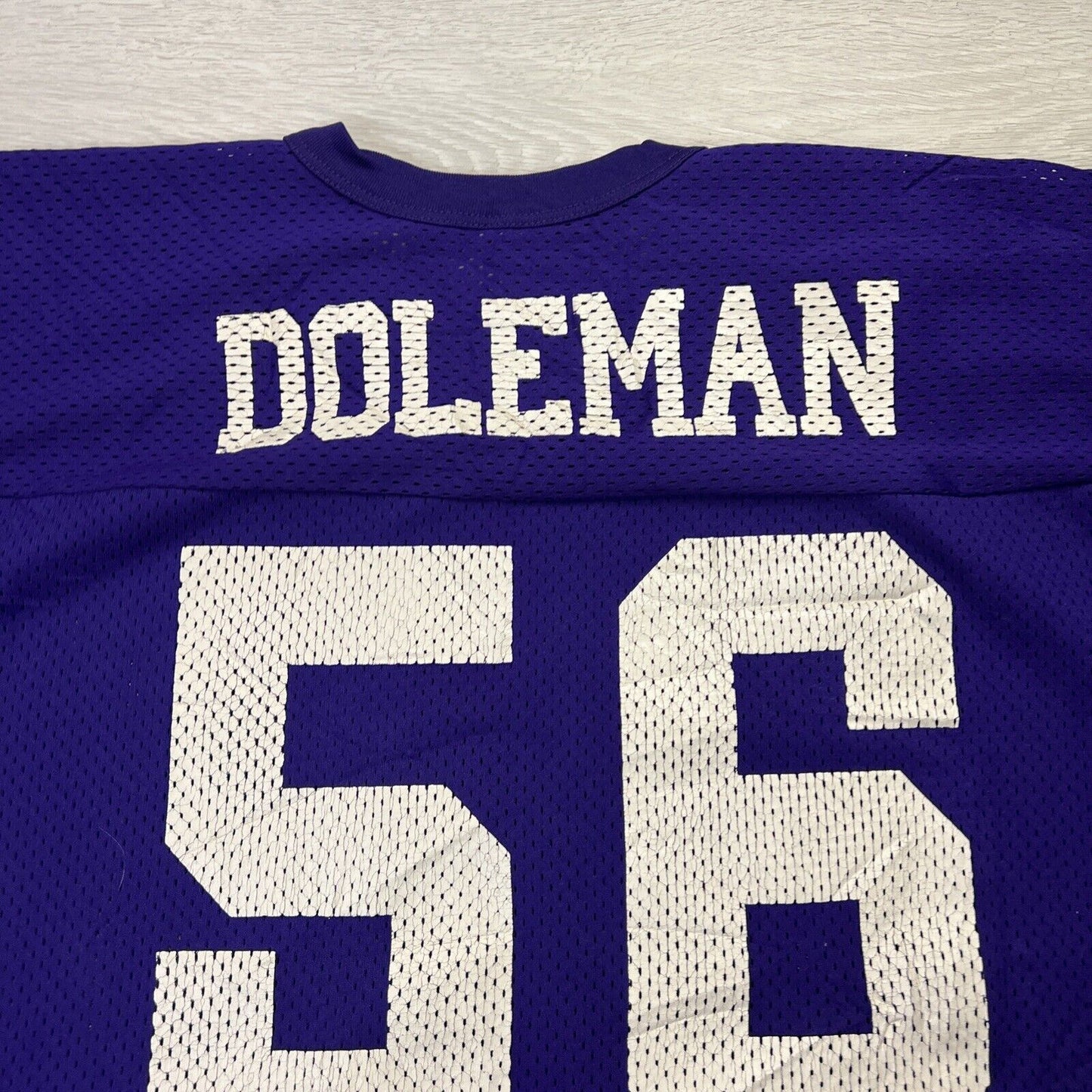 VTG Logo 7 Minnesota Viking NFL Mens Gridiron Jersey Size XL USA Made C. Doleman