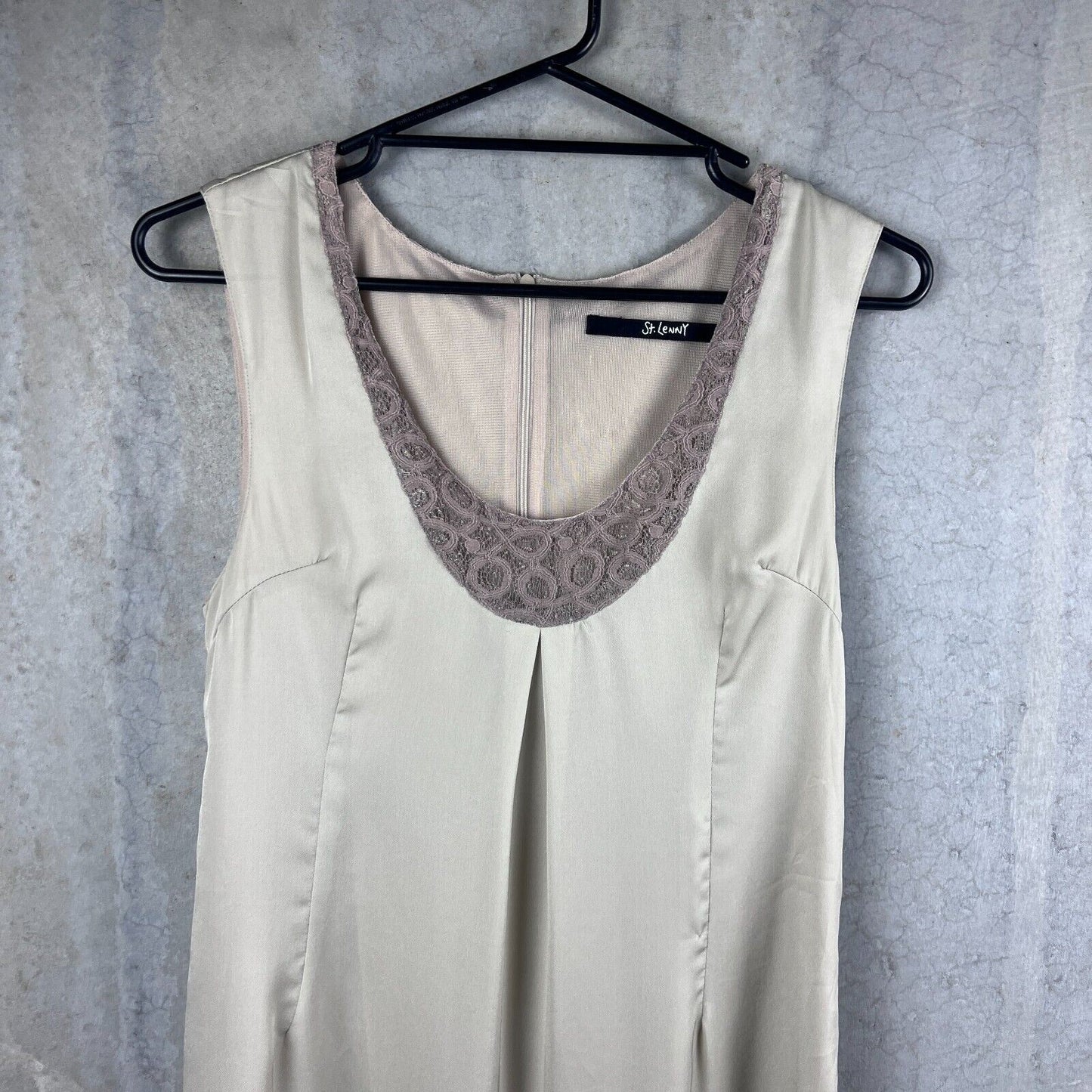St Lenny Womens Relaxed Short Slip Dress Size 12