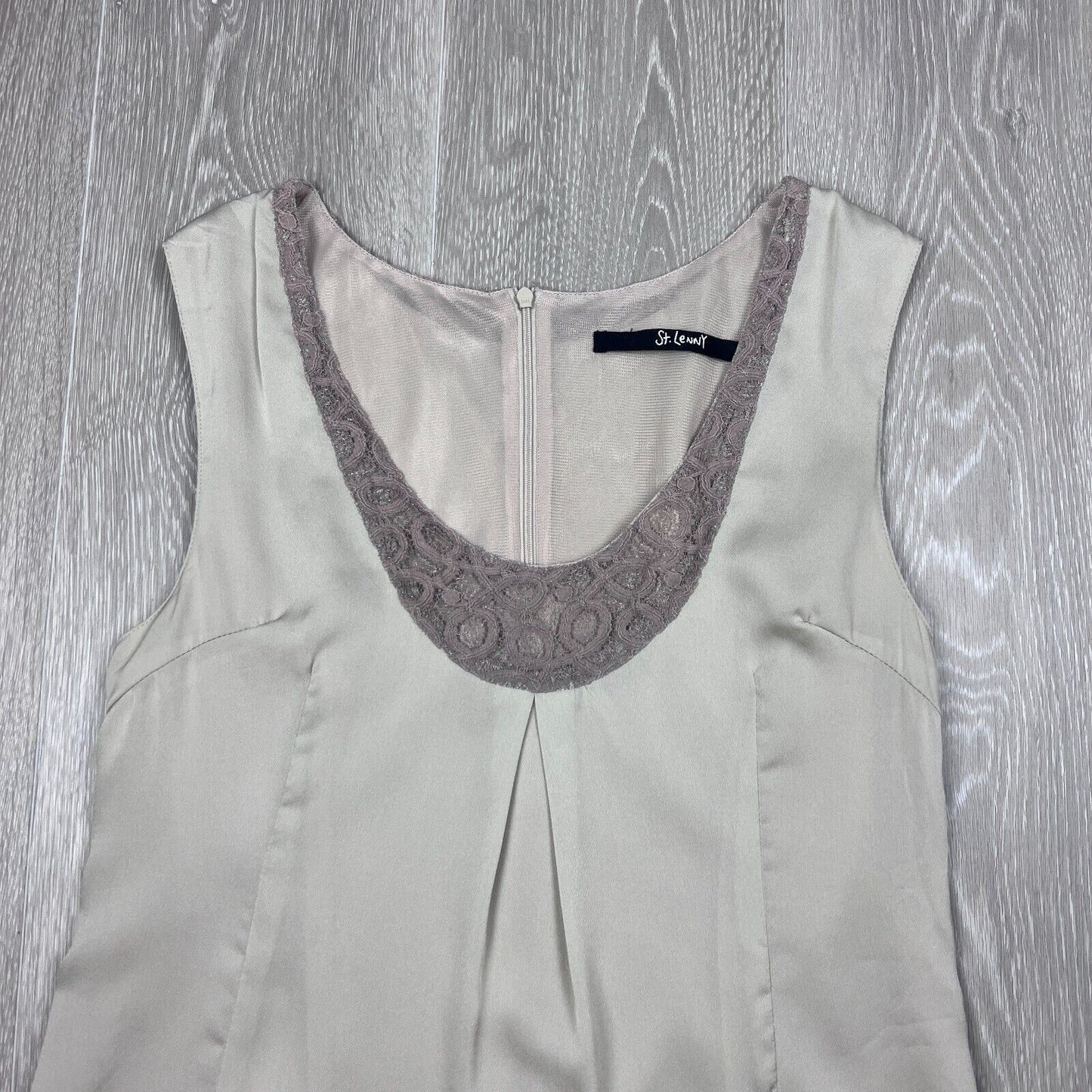 St Lenny Womens Relaxed Short Slip Dress Size 12