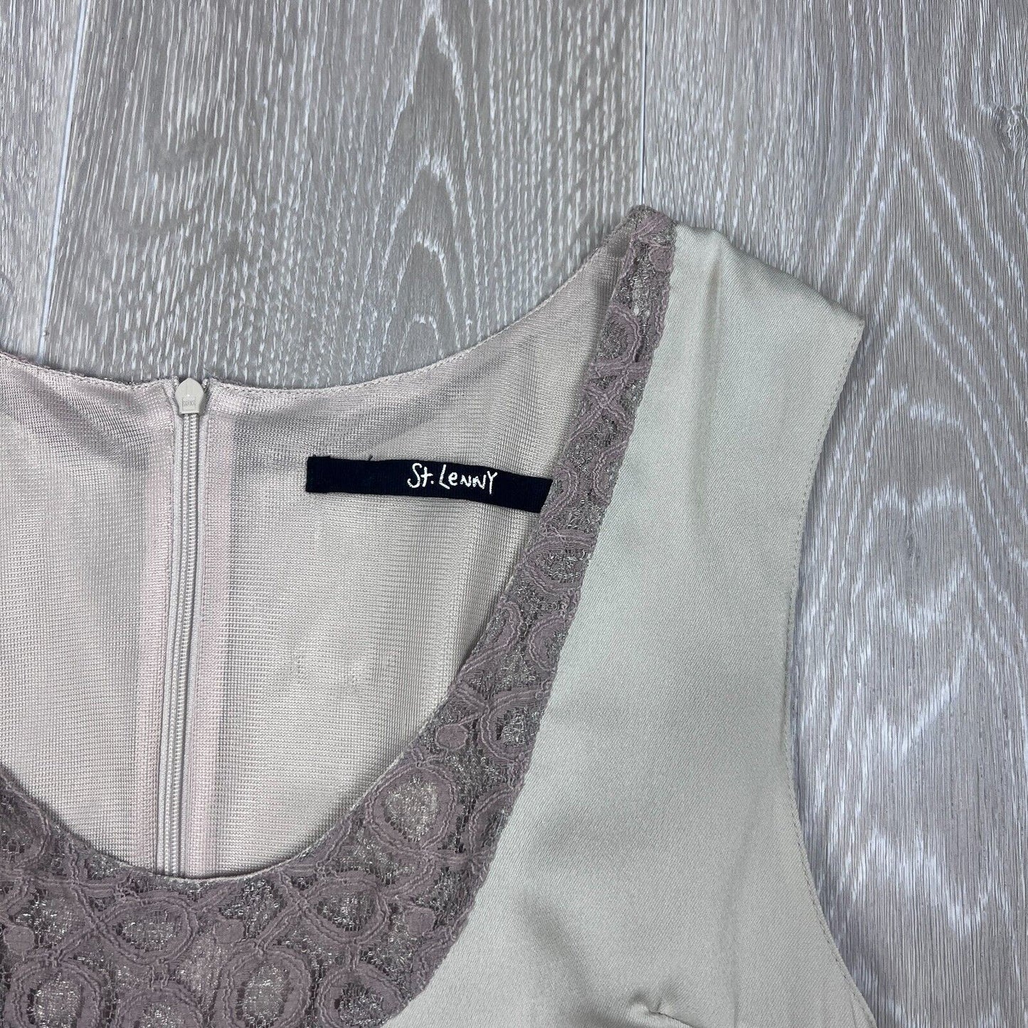 St Lenny Womens Relaxed Short Slip Dress Size 12