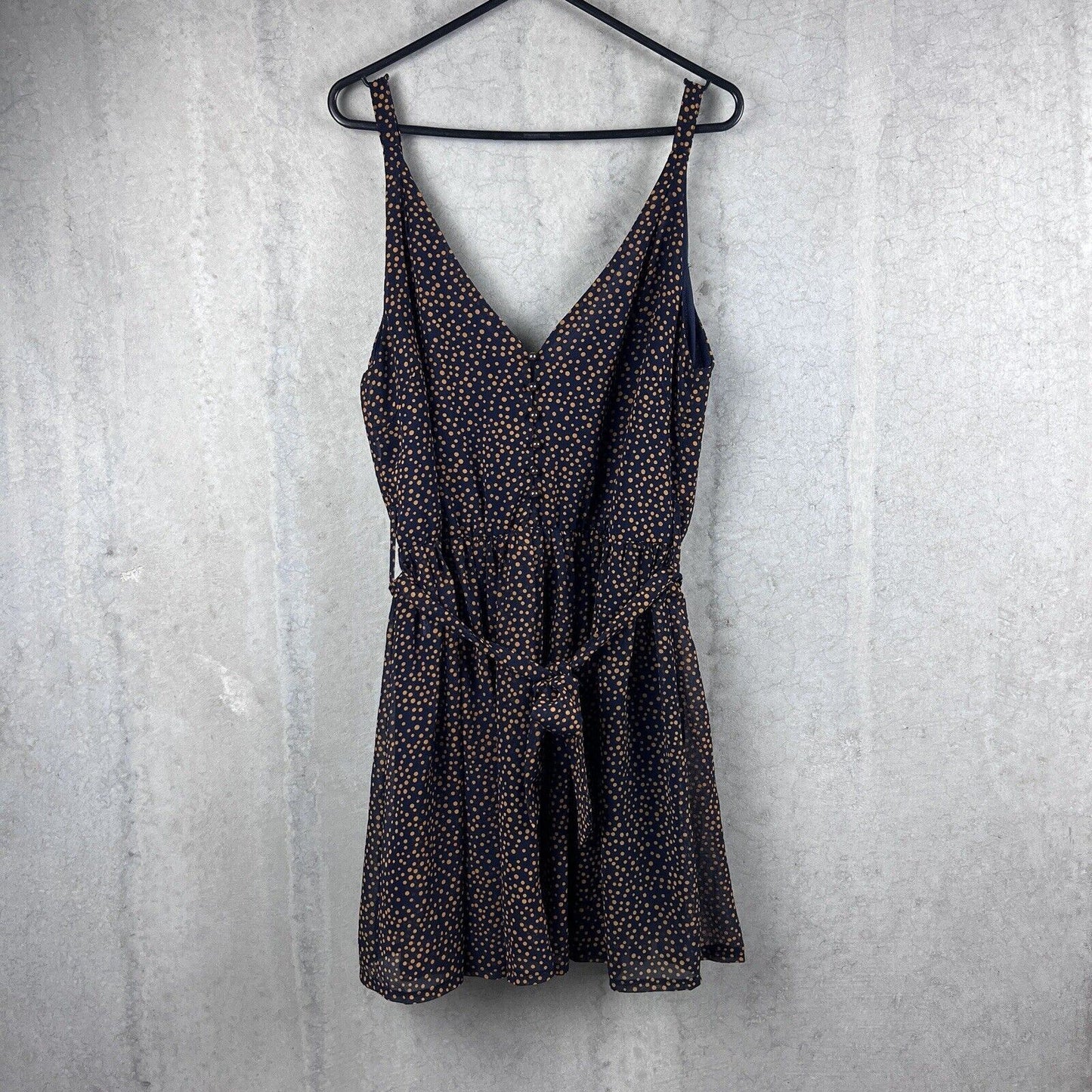 Maxim Womens Waist Tie Dress Size Medium