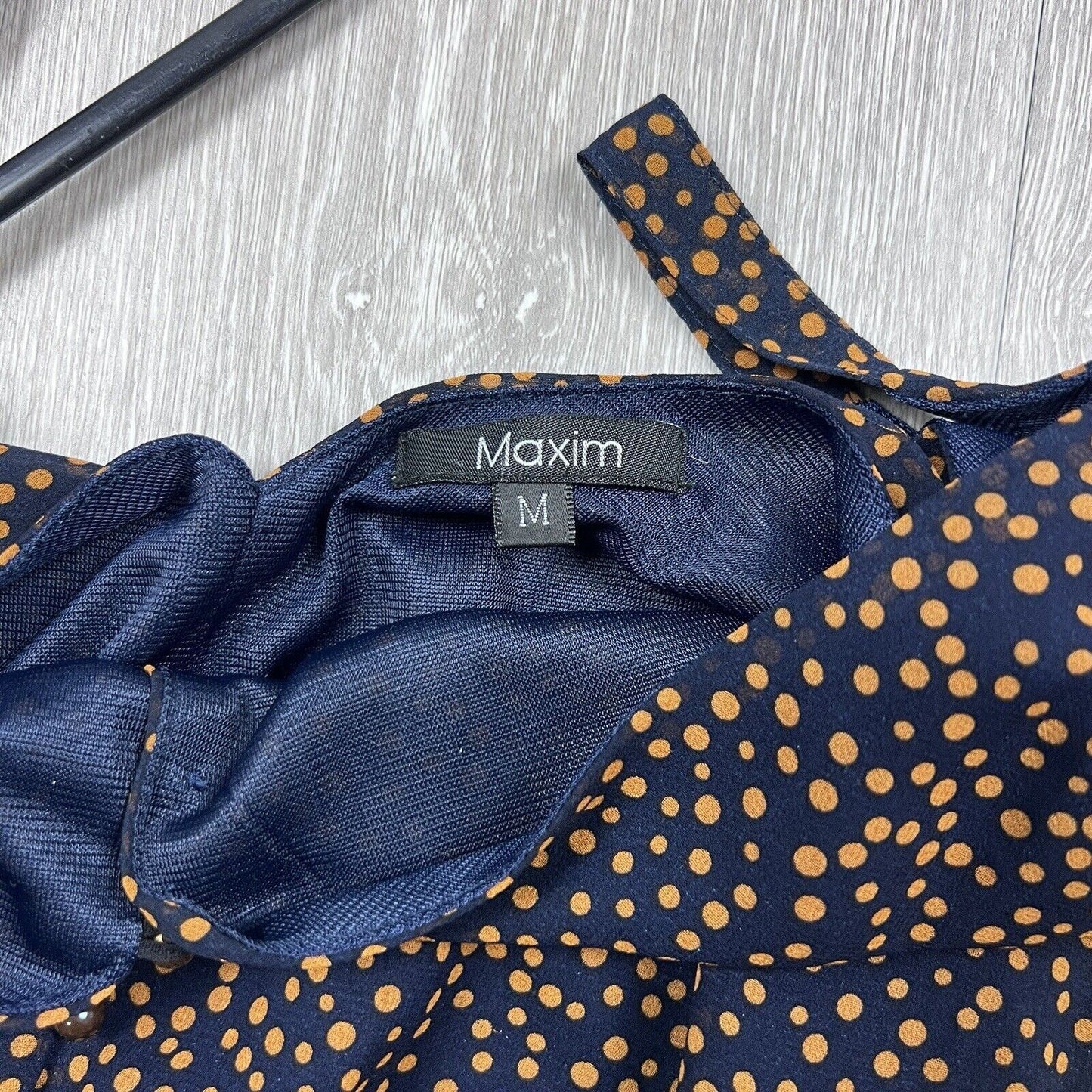 Maxim Womens Waist Tie Dress Size Medium