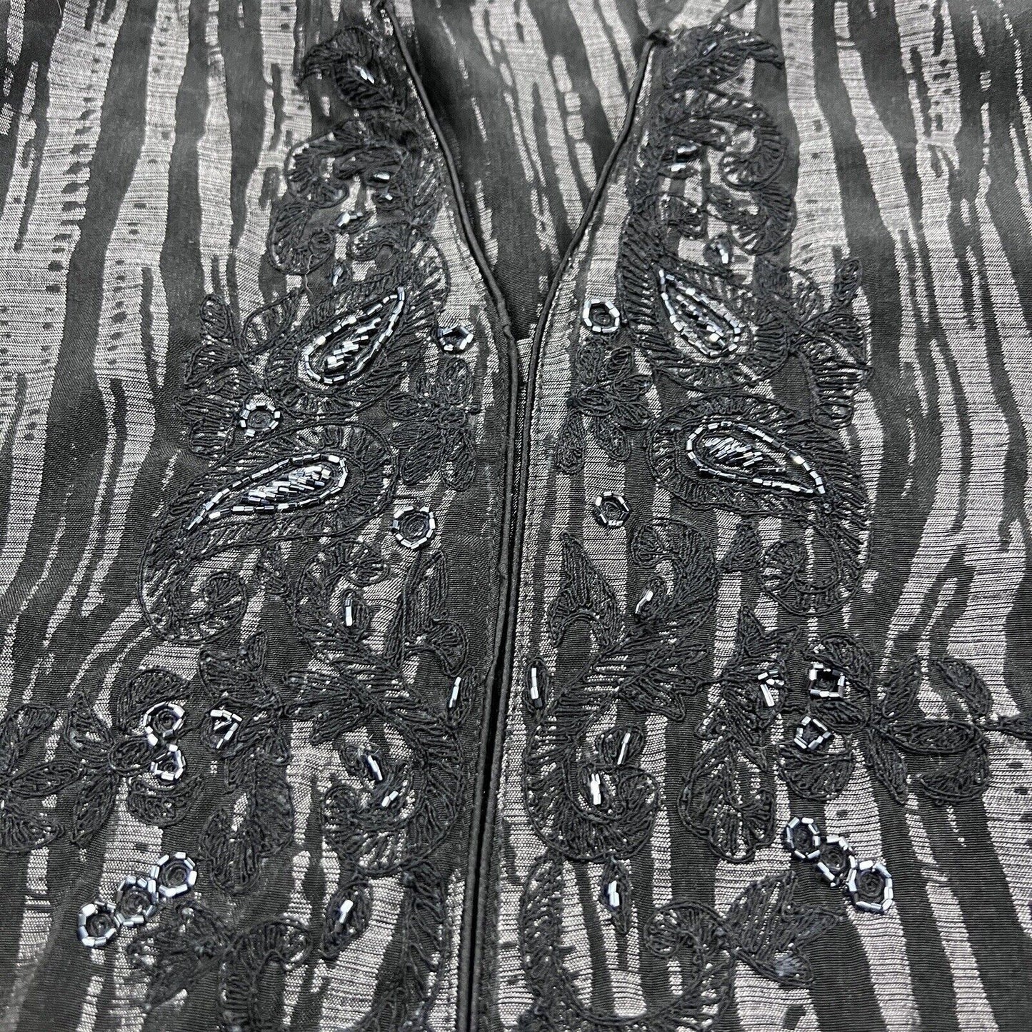 Seema Womens Black Kaftan Dress Size Large